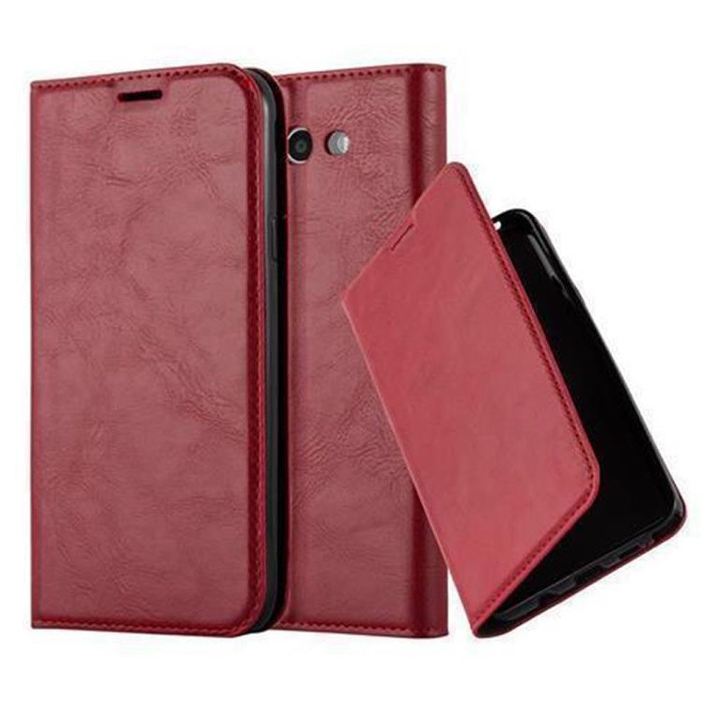 Cadorabo Handyhülle für Samsung Galaxy J5 2017 US Version Hülle Samsung Galaxy J5 2017 US Version, Hülle Schutzhülle mit Standfunktion, Magnetverschluss und Kartenfach