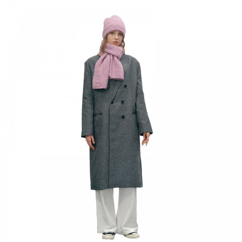 rosa Invanter und Herbst Schal Winter warme Schal und Set, zweiteiliges Strickmütze 238*33.5cm
