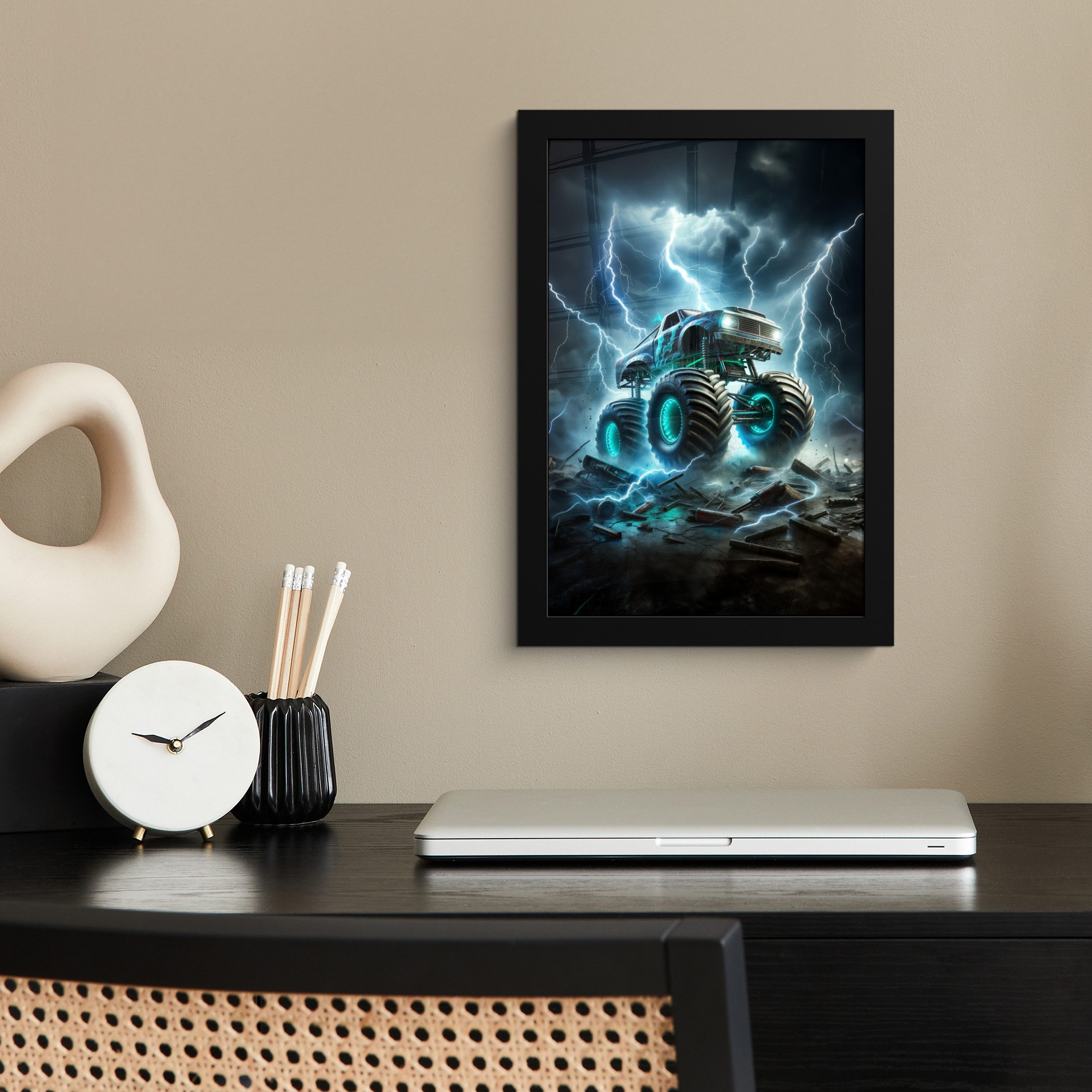 MuchoWow Poster Monstertruck - Blitz - günstig online kaufen