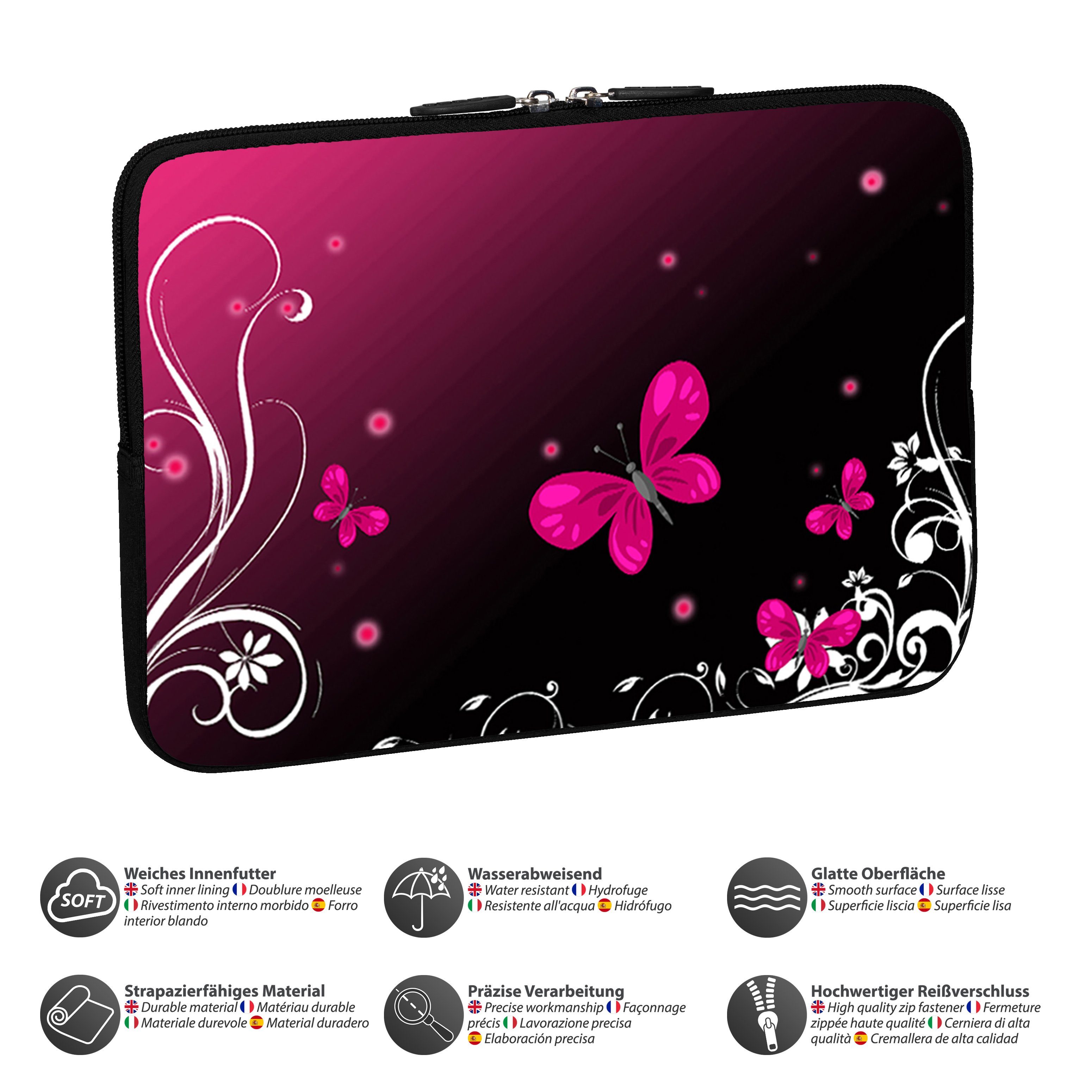 PEDEA Laptop-Hülle Design Schutzhülle mit Motiv 38,1 cm (15 Zoll), praktisch & kompakte Design Schutztasche mit Motiv – Bild 3 von 5