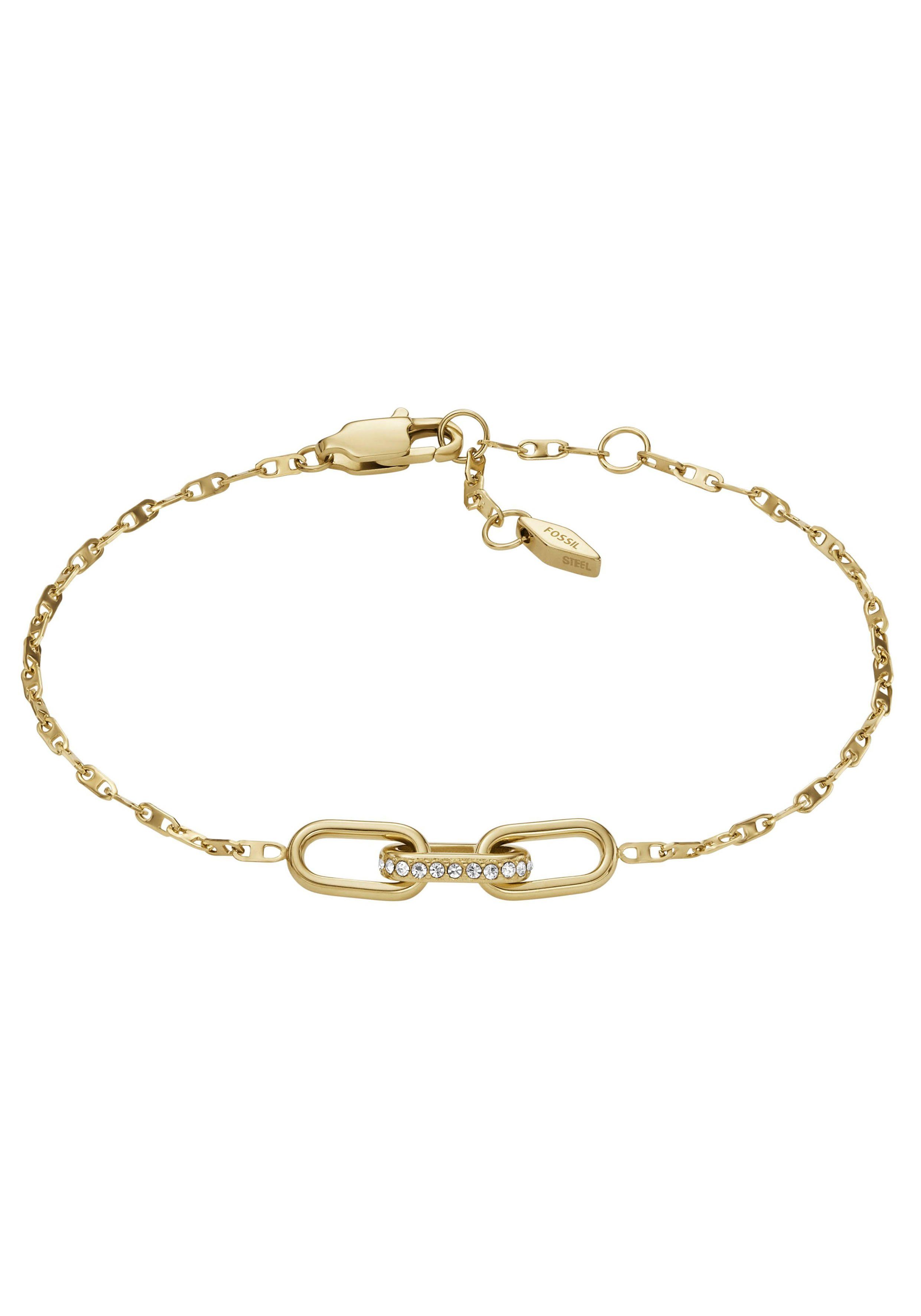 Fossil Armband Schmuck Geschenk Edelstahl Armschmuck HERITAGE D-LINK