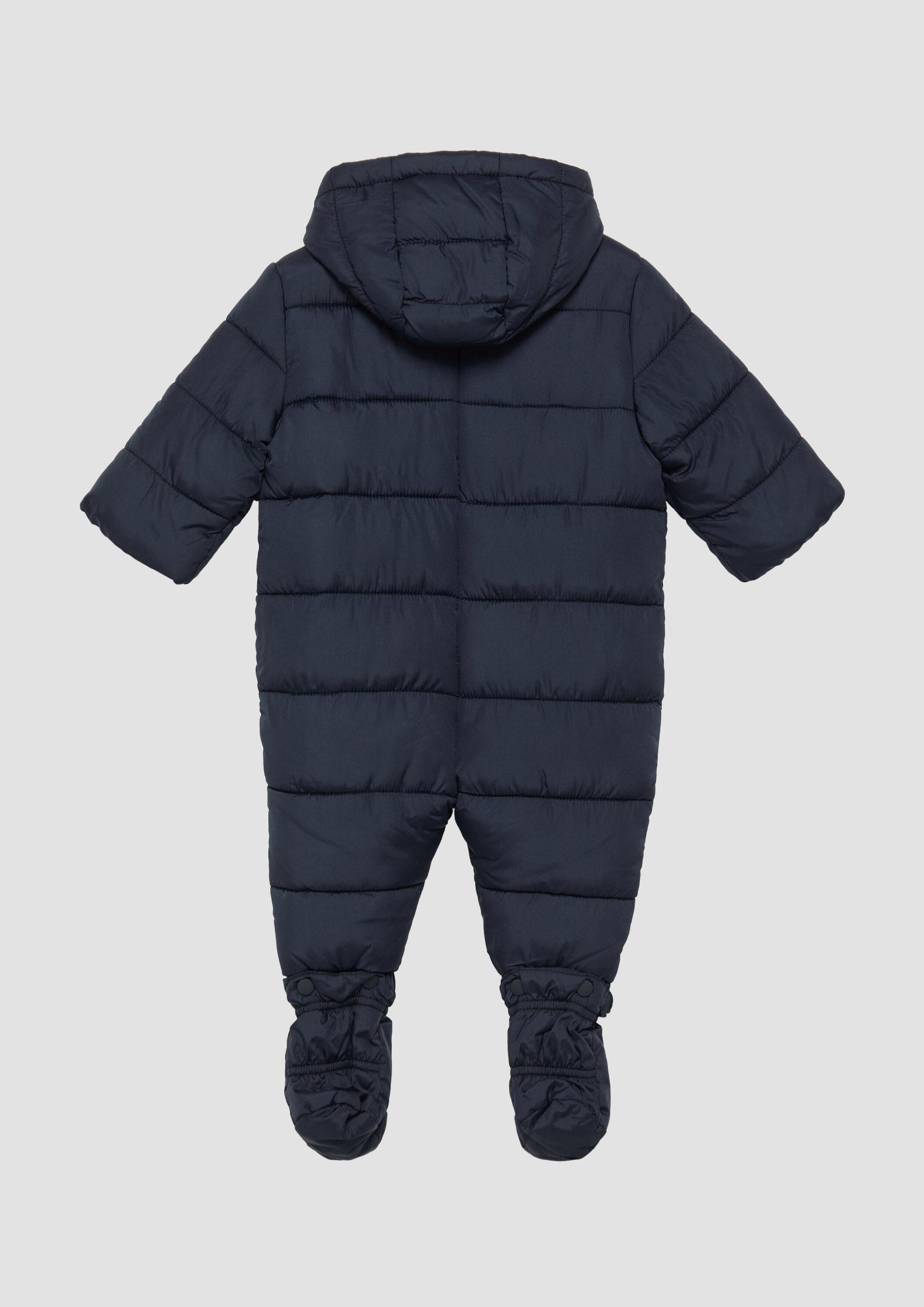 s.Oliver Jumpsuit Overall Schneeanzug mit abnehmbaren Füsschen und samtigem Fleecefutter