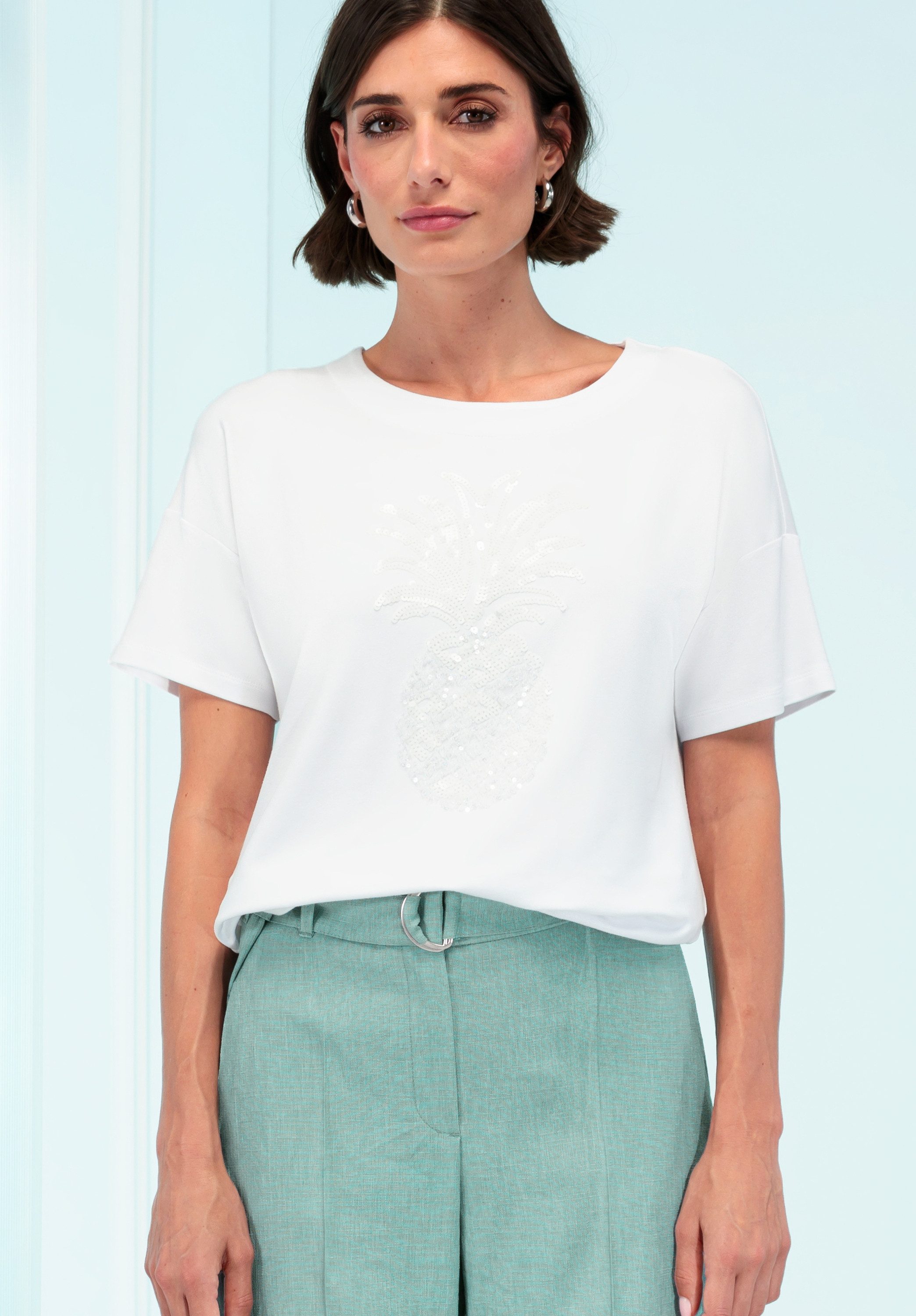 bianca Kurzarmshirt JULIE mit schönem Rundhalsausschnitt günstig online kaufen