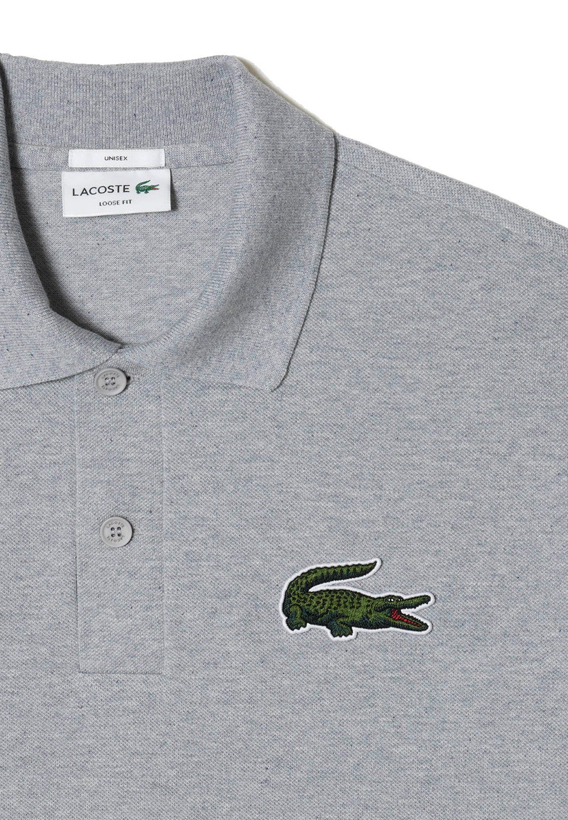 Lacoste Poloshirt Lacoste Unisex Polo CHEMISE COL BORD PH3922 CCA Silver  Chine Grau