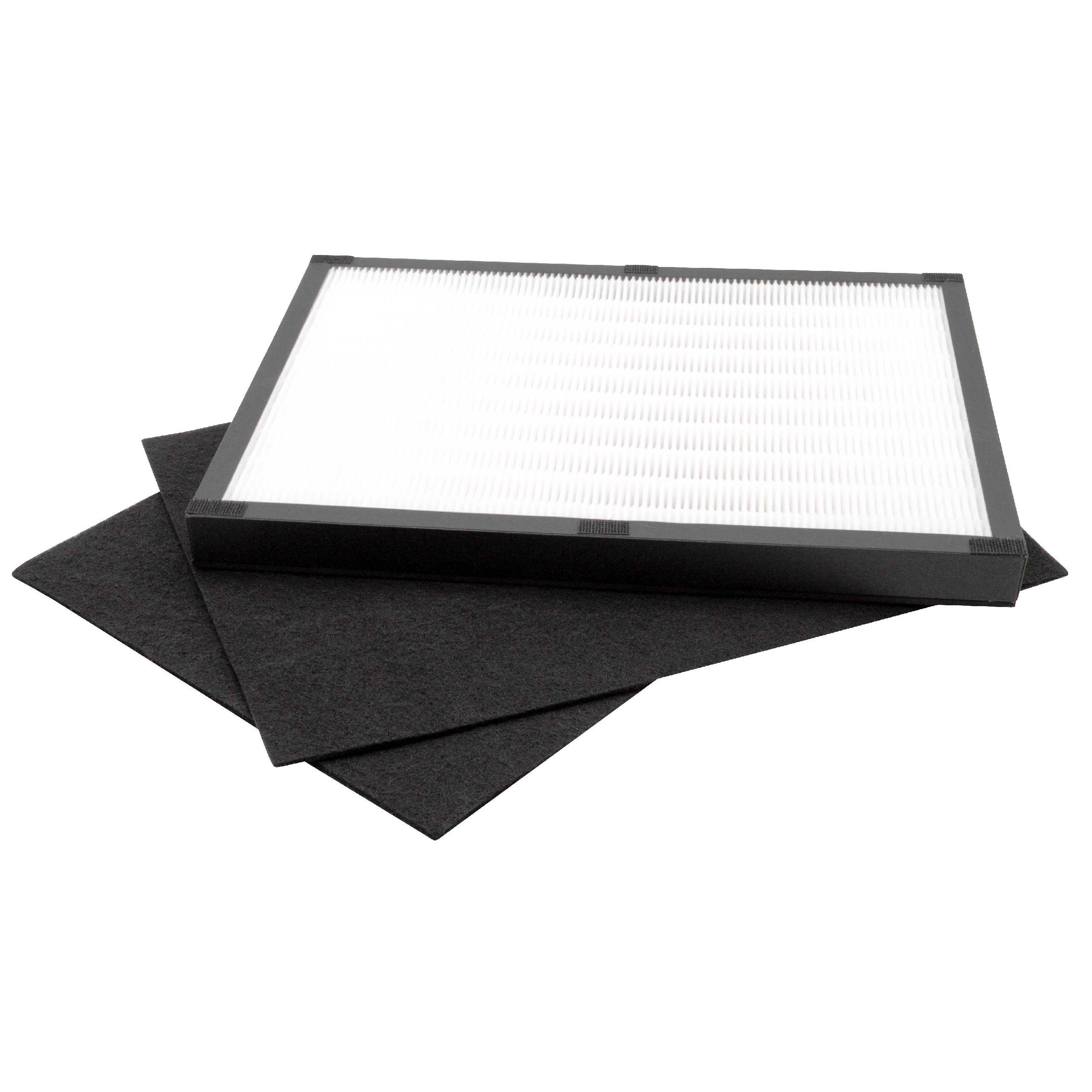 Vhbw Filterset Für Dirt Devil Pureza AC 250 | 1x HEPA-Filter + 2x Aktivkohlefilter | Ersatz Für 0250022 | Für Allergiker & Haustierbesitzer