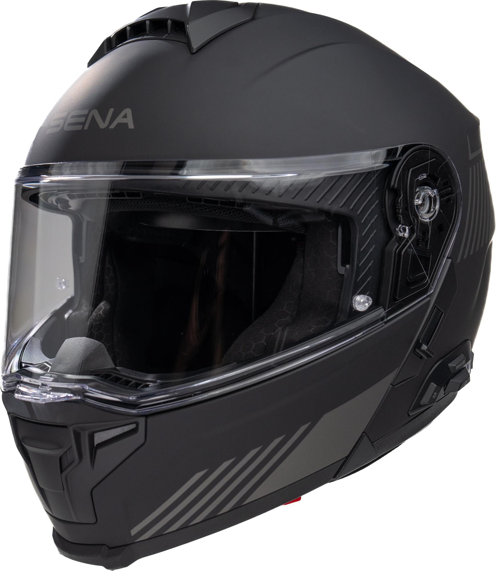 Sena Motorradhelm Specter Klapphelm, Integriertes Kommunikationssystem,vorbereitet Für Pinlockscheibe