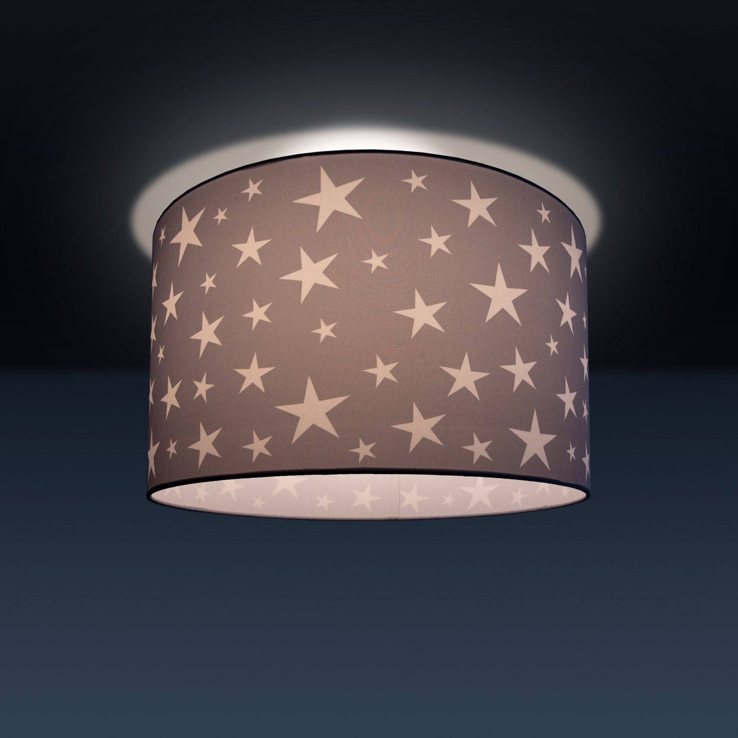 Sternenhimmel Leuchtmittel, E27 ohne Paco Capri Kinderlampe Motiv Home Kinderzimmer 315, Deckenleuchte Deckenlampe LED
