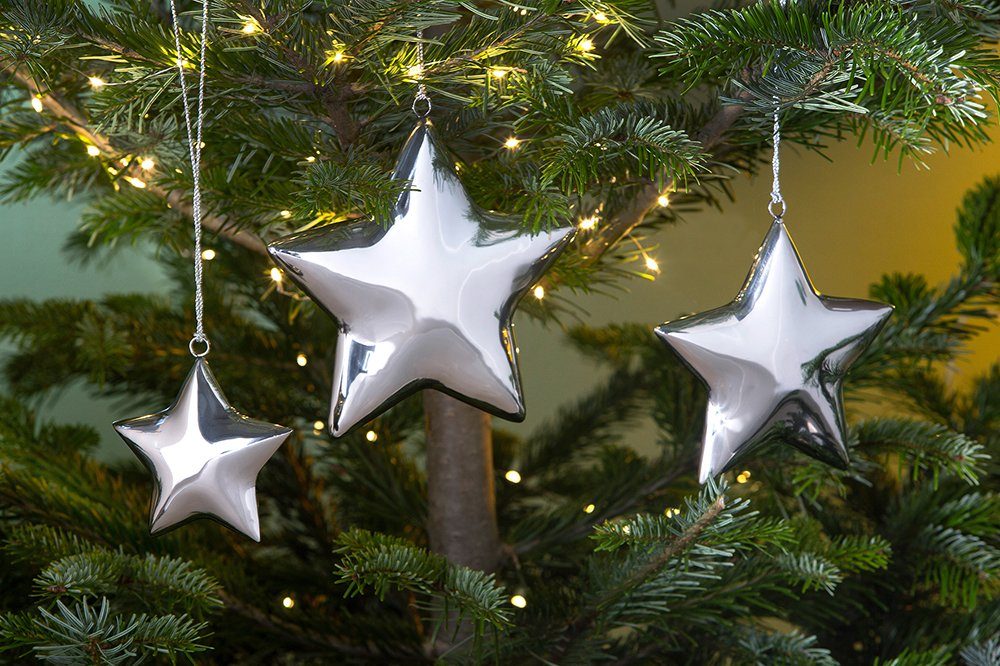 St), Stern, (1 Christbaumschmuck Baumbehang outdoorgeeignet Fink MEGAN, Weihnachtsdeko,