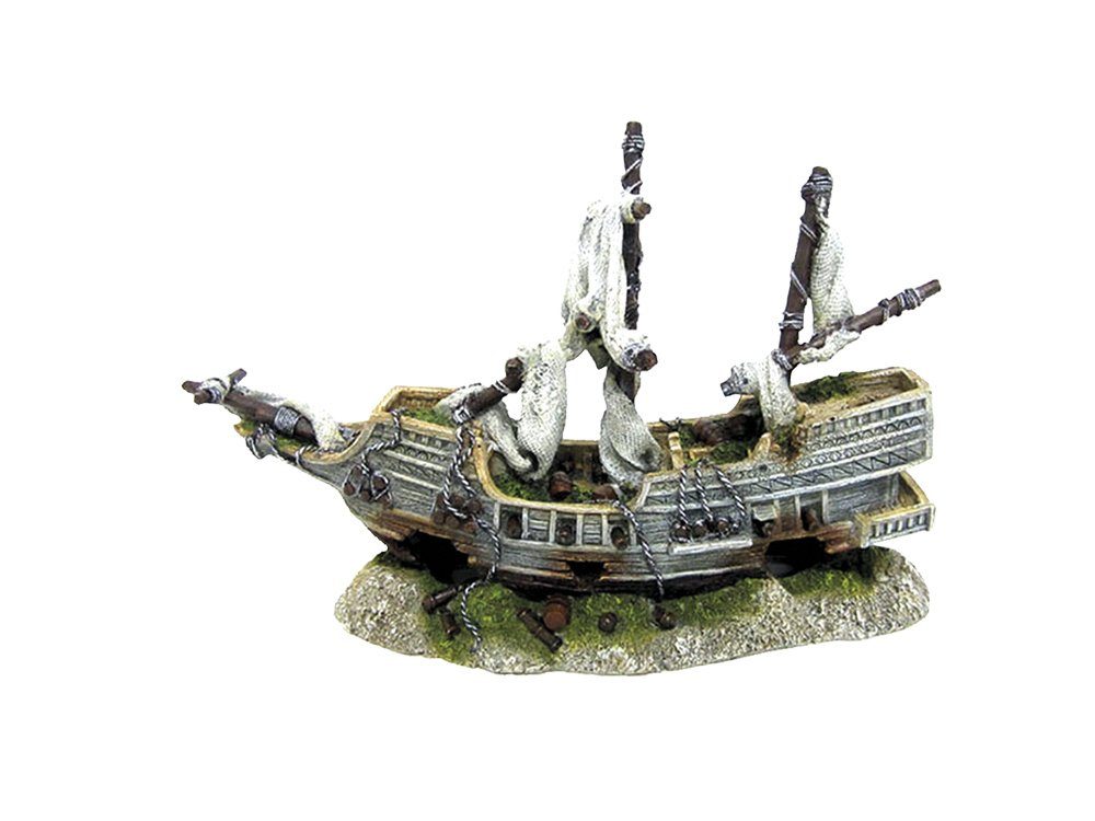 Aquariendeko Aqua Ornaments "GALEONE" 35,8 x 13,0 x 22,5 cm