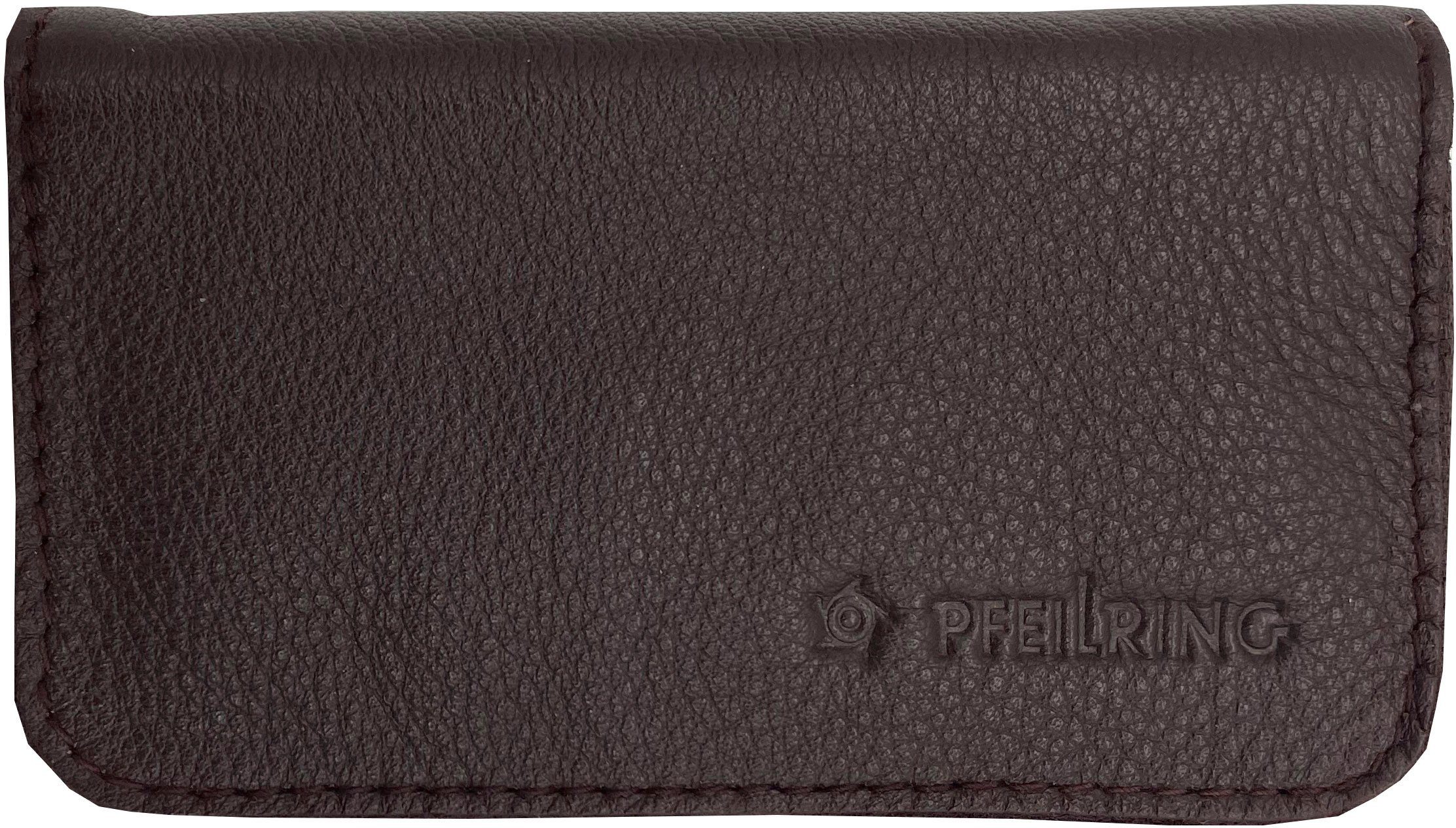 PFEILRING Maniküre-Etui, braun Nappaleder 5 tlg