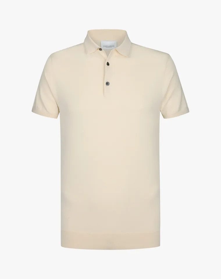 Profuomo Poloshirt POLO SS OFF WHITE