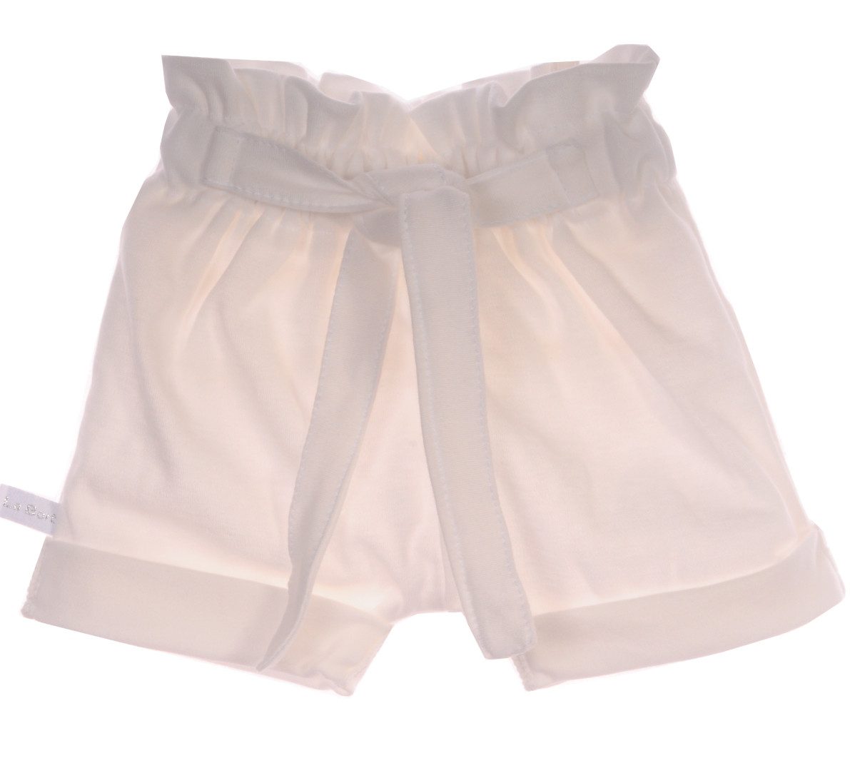 La Bortini Shorts Shorts für Babys und Kinder in Creme aus reiner Baumwolle, 50 56 62 68 74 80 86 92 98
