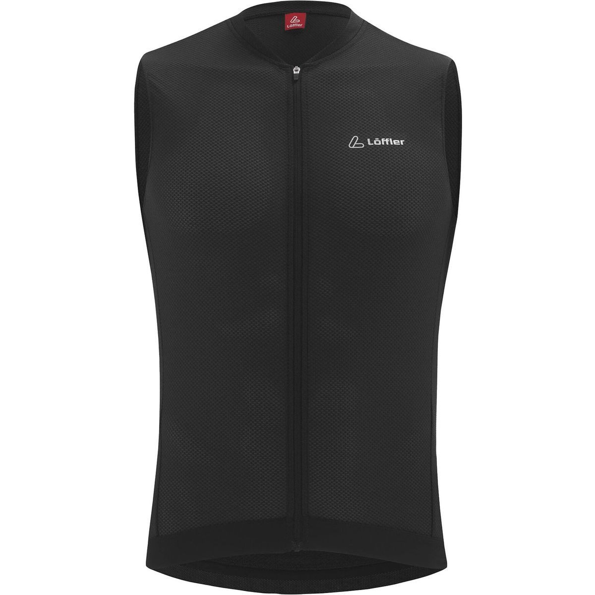 Löffler Radtrikot Men Bike Sleeveless Jersey Full Zip Vent Mid Ärmelloses, schnelltrocknendes Trikot für Radfahrer, bietet optimalen