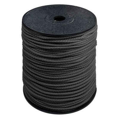 maDDma 200m Polyester-Seil Ø 5,5mm, Farbwahl Seil, schiefergrau