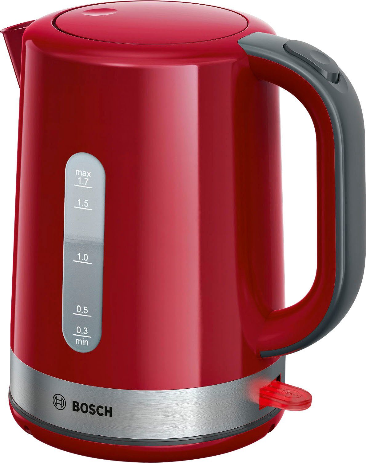 BOSCH Wasserkocher TWK6A514, 1,7 l, leicht W, reinigen entnehmbar Kalkfilter und zu 2200