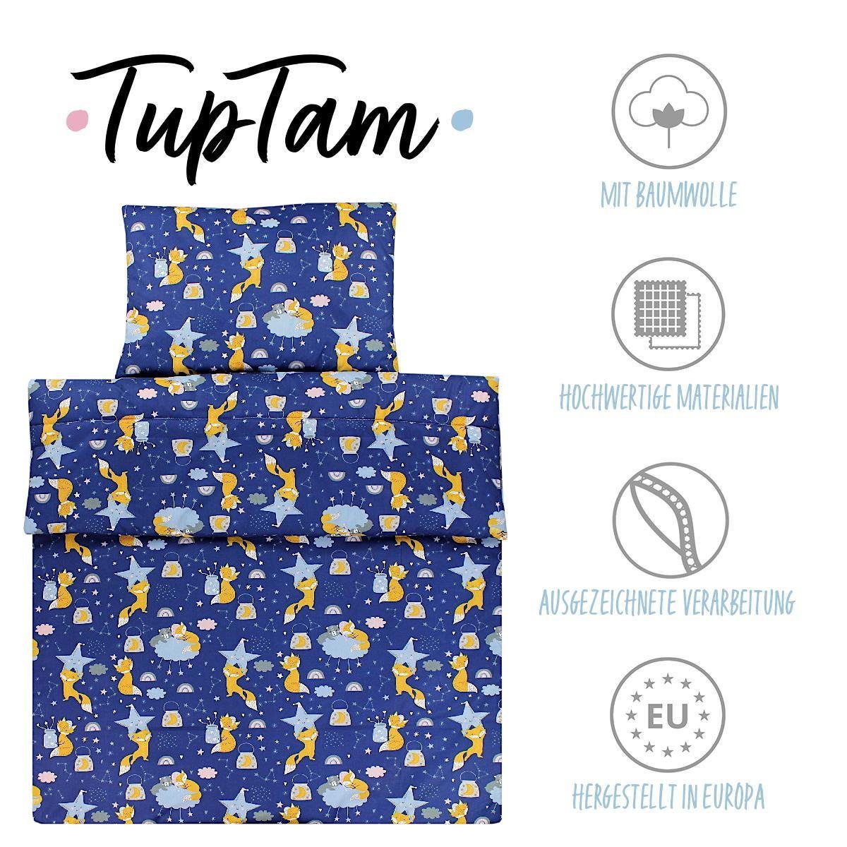TupTam Kinderbettdecke Kinder Gemusterte Bettdecken Set Ganzjahresdecke Kop günstig online kaufen