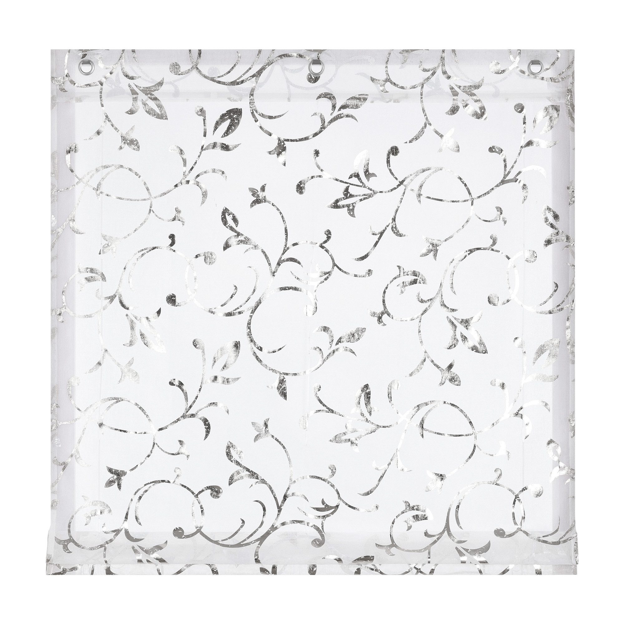 Joyswahl Raffrollo, mit Hakenaufhängung, ohne bohre mit Blumenranken Ösenro günstig online kaufen