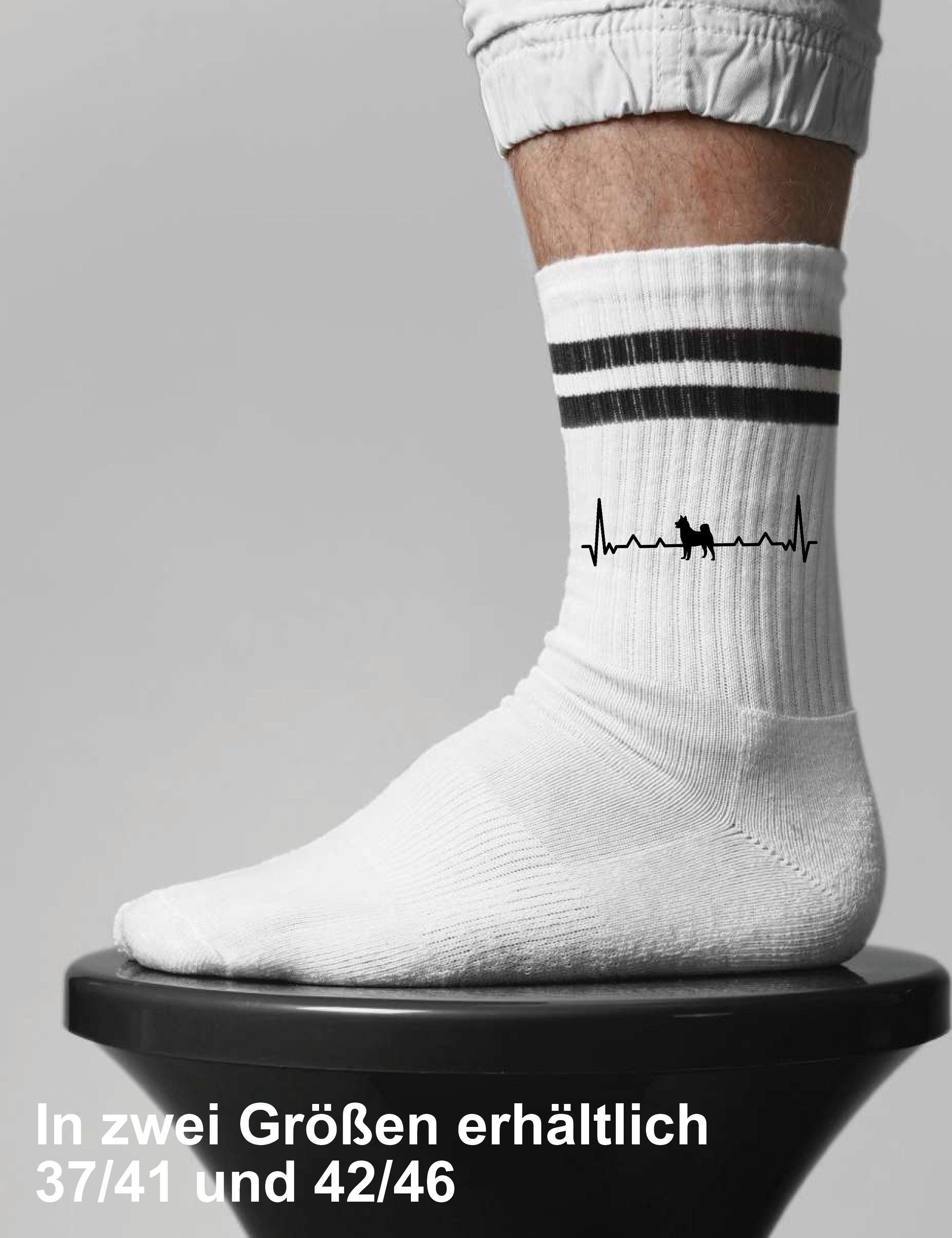 Youth Designz Tennissocken Unisex Socken "Heartbeat Hund" Aufdruck lustig G günstig online kaufen