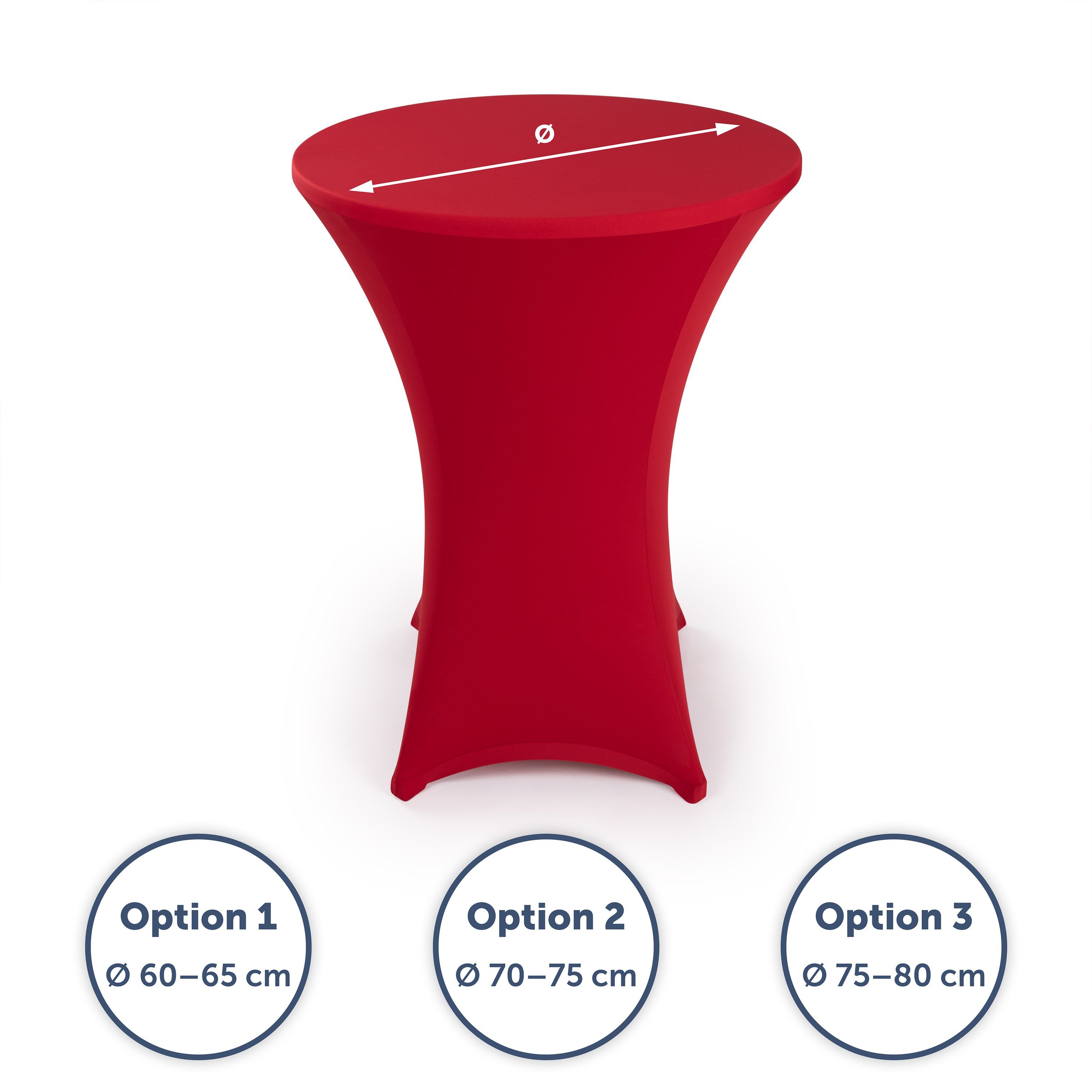 Blumtal Stehtischhusse Stretchbezug Stehtisch Hussen, Elegante Stehtischhus günstig online kaufen