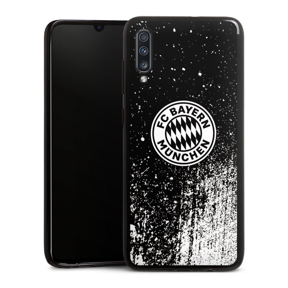 Handyhülle FC Bayern München Offizielles Lizenzprodukt FCB Splatter Schwarz - FCB
