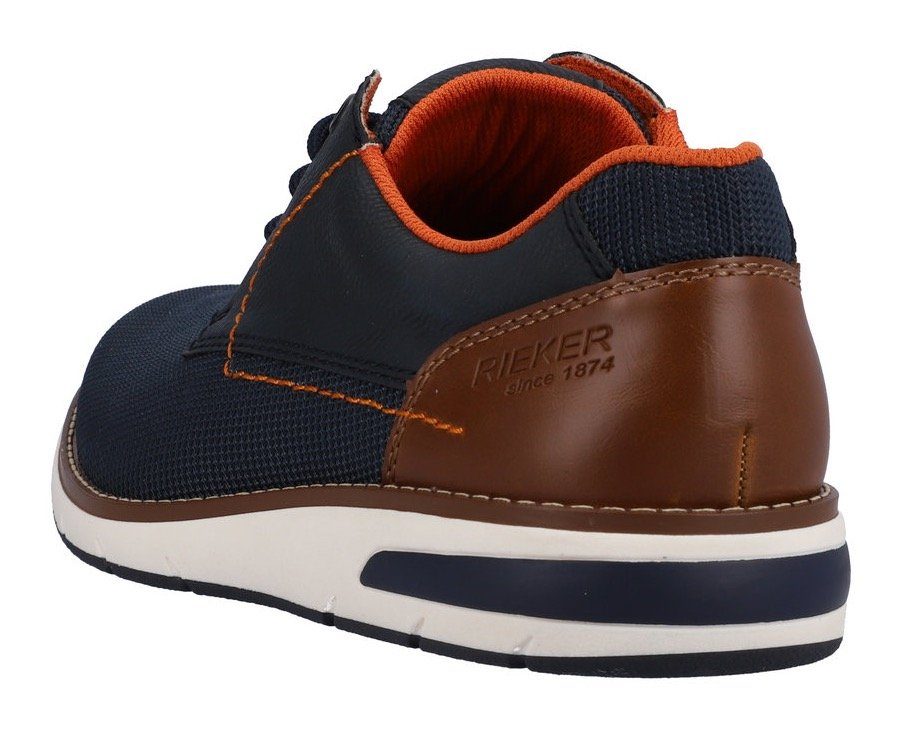 Rieker Sneaker mit kontrastfarbener Ziernaht, Freizeitschuh, günstig online kaufen