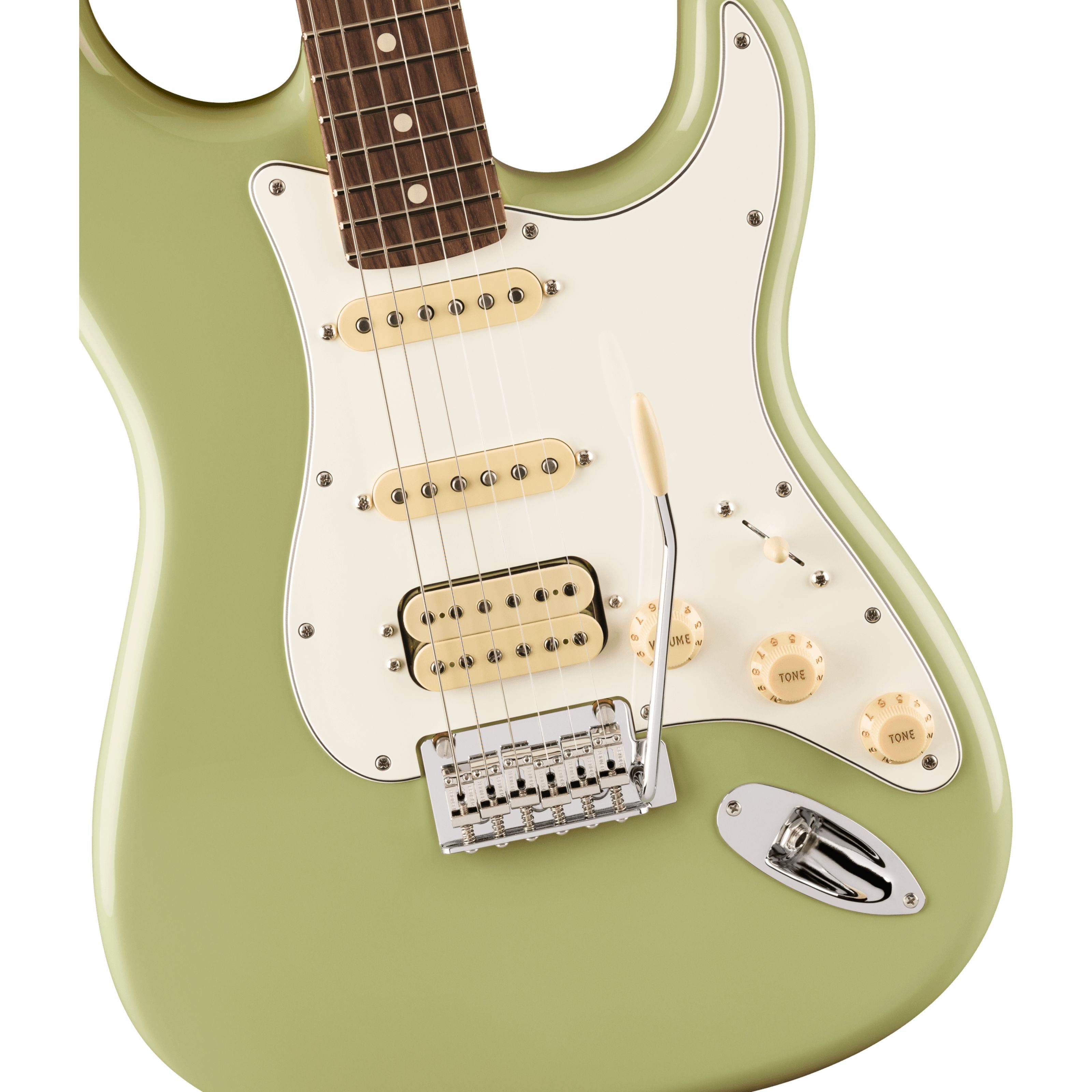 Fender E-Gitarre, E-Gitarren, ST-Modelle, Player II Stratocaster HSS RW Birch Green - E-Gitarre