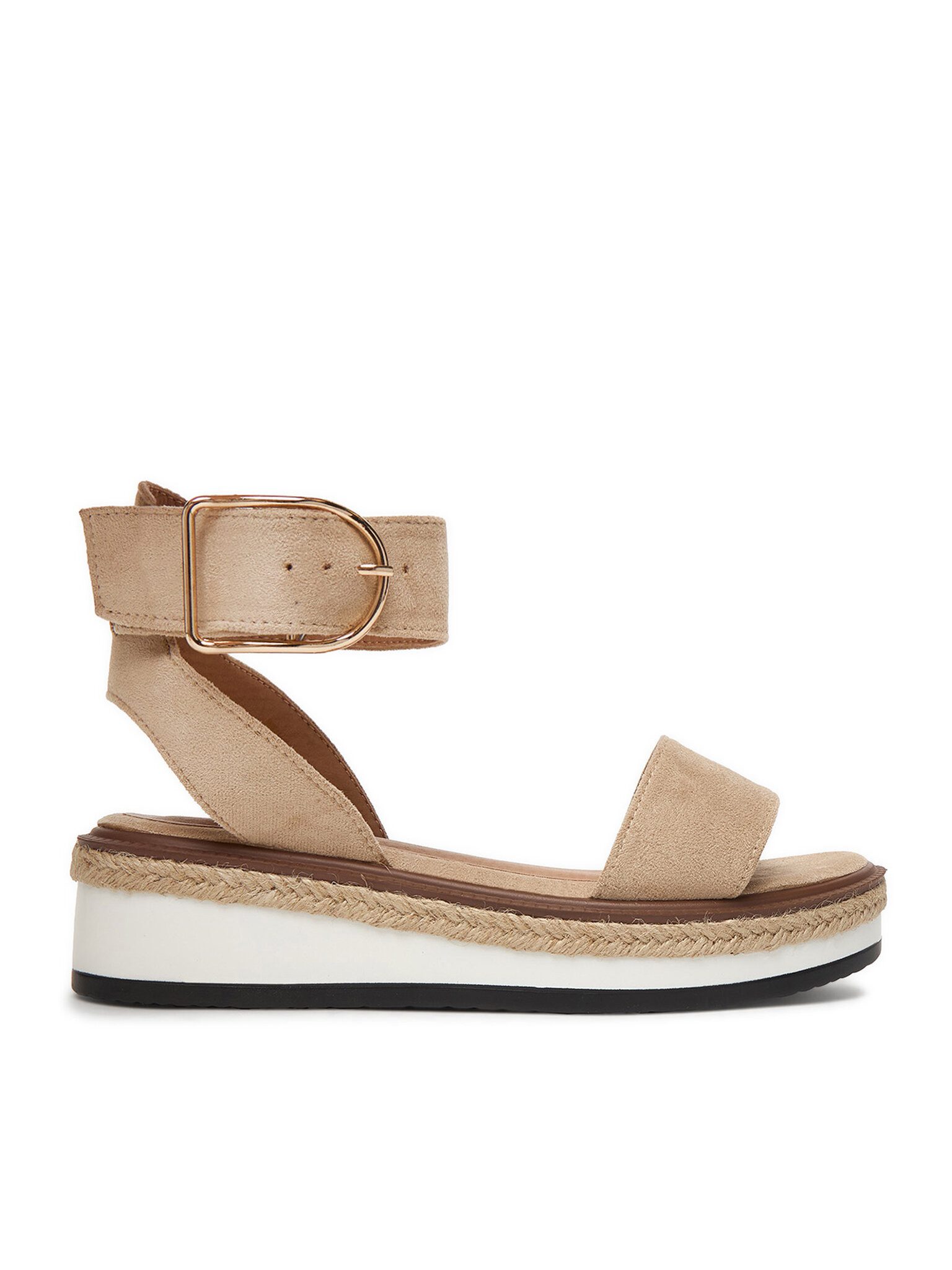 DeeZee Deezee Damen Sandals Beige DeeZee-CEO-WS091-01 Beige Sandale