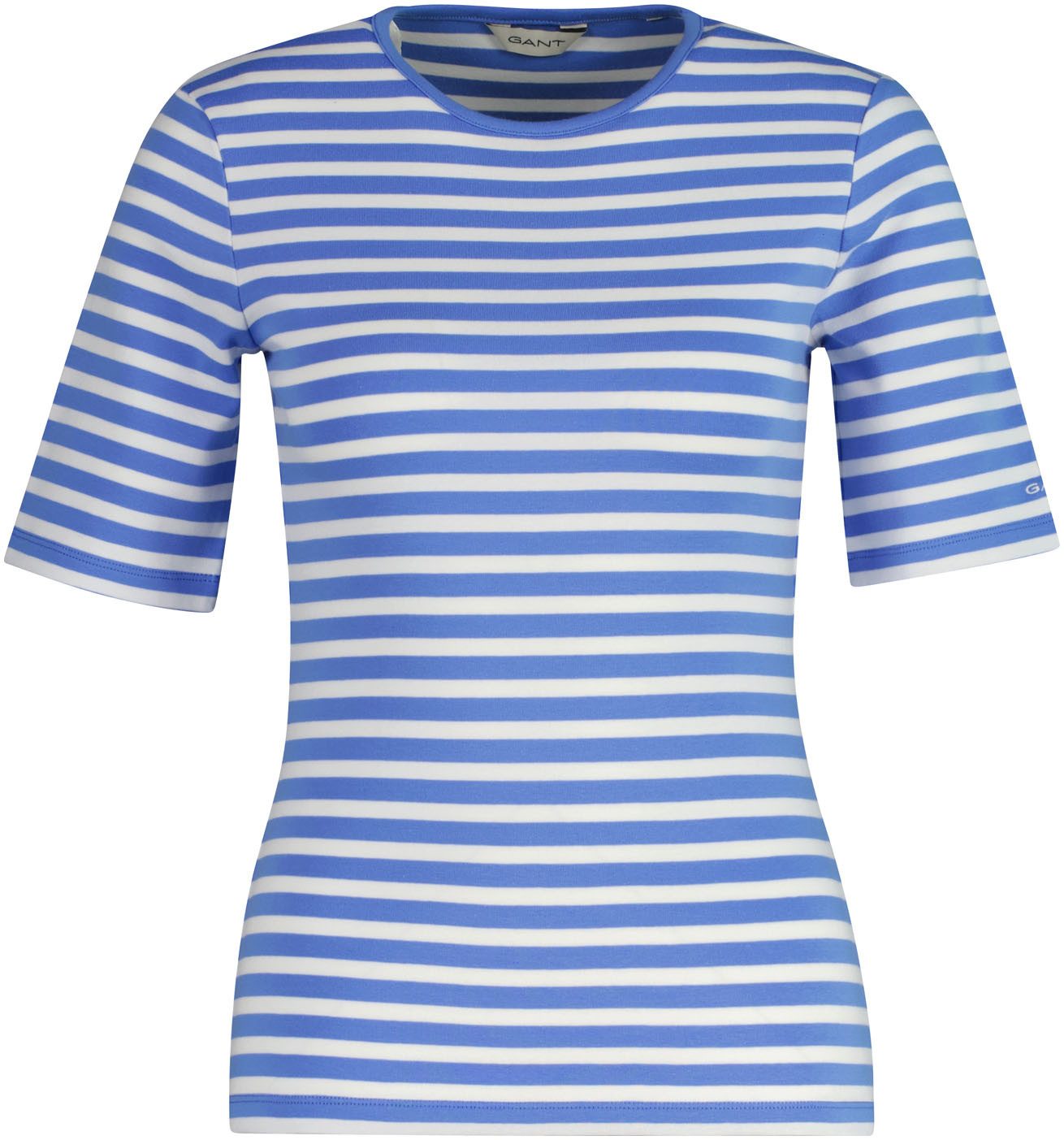 Gant T-Shirt SLIM STRIPED 1X1 RIBBED günstig online kaufen