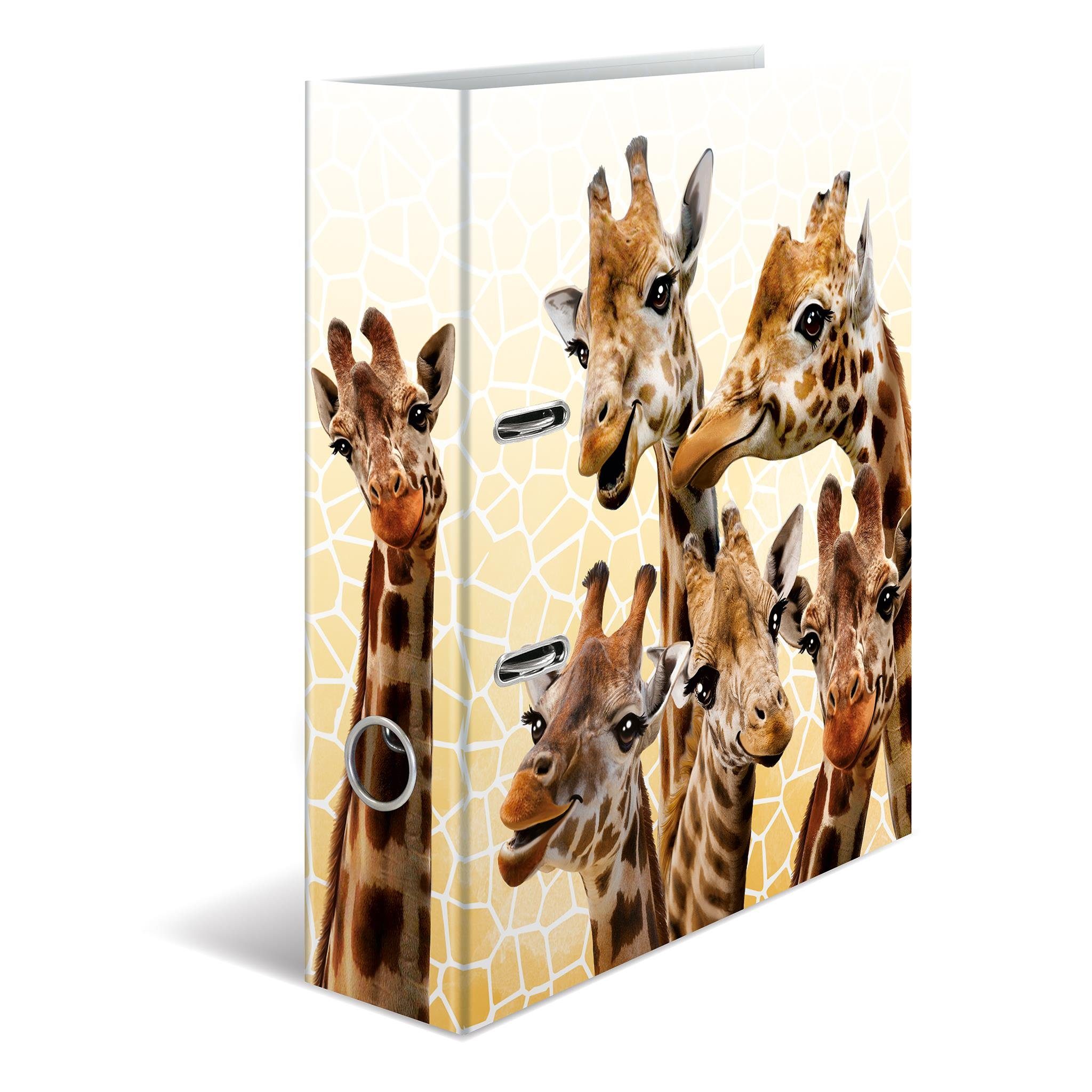 Aktenordner Herma Motiv-Ordner A4 Exotische Tiere Giraffenfreunde