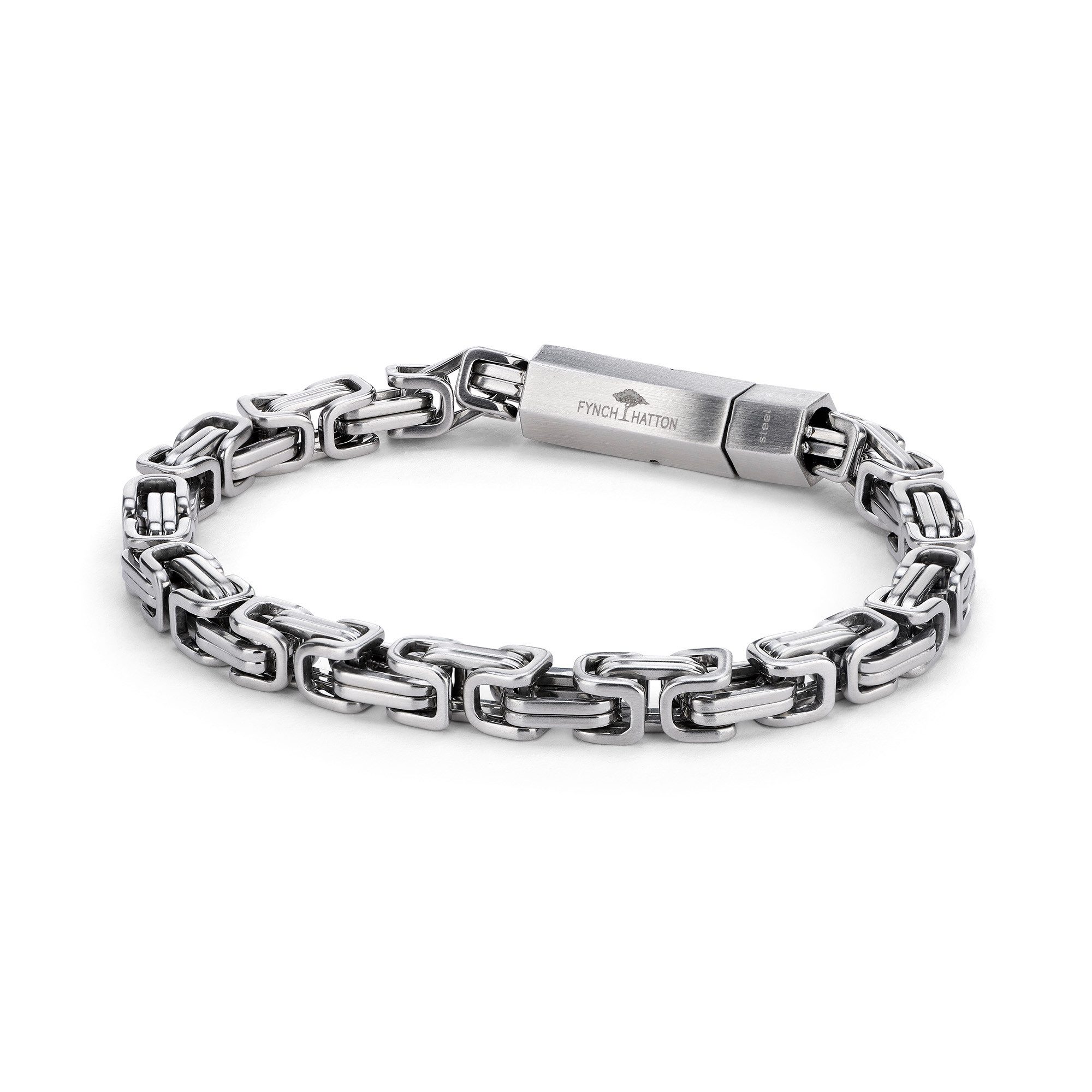 FYNCH-HATTON Königsarmband Schmuck Geschenk Edelstahl Armkette The King Chain