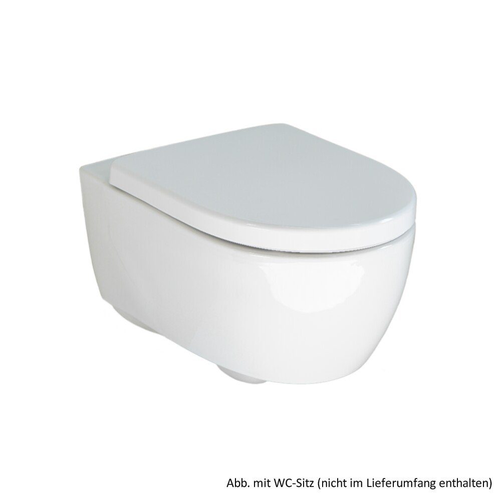 WC-Komplettset Geberit Wand-Tiefspül-WC iCon, weiß, 204000000