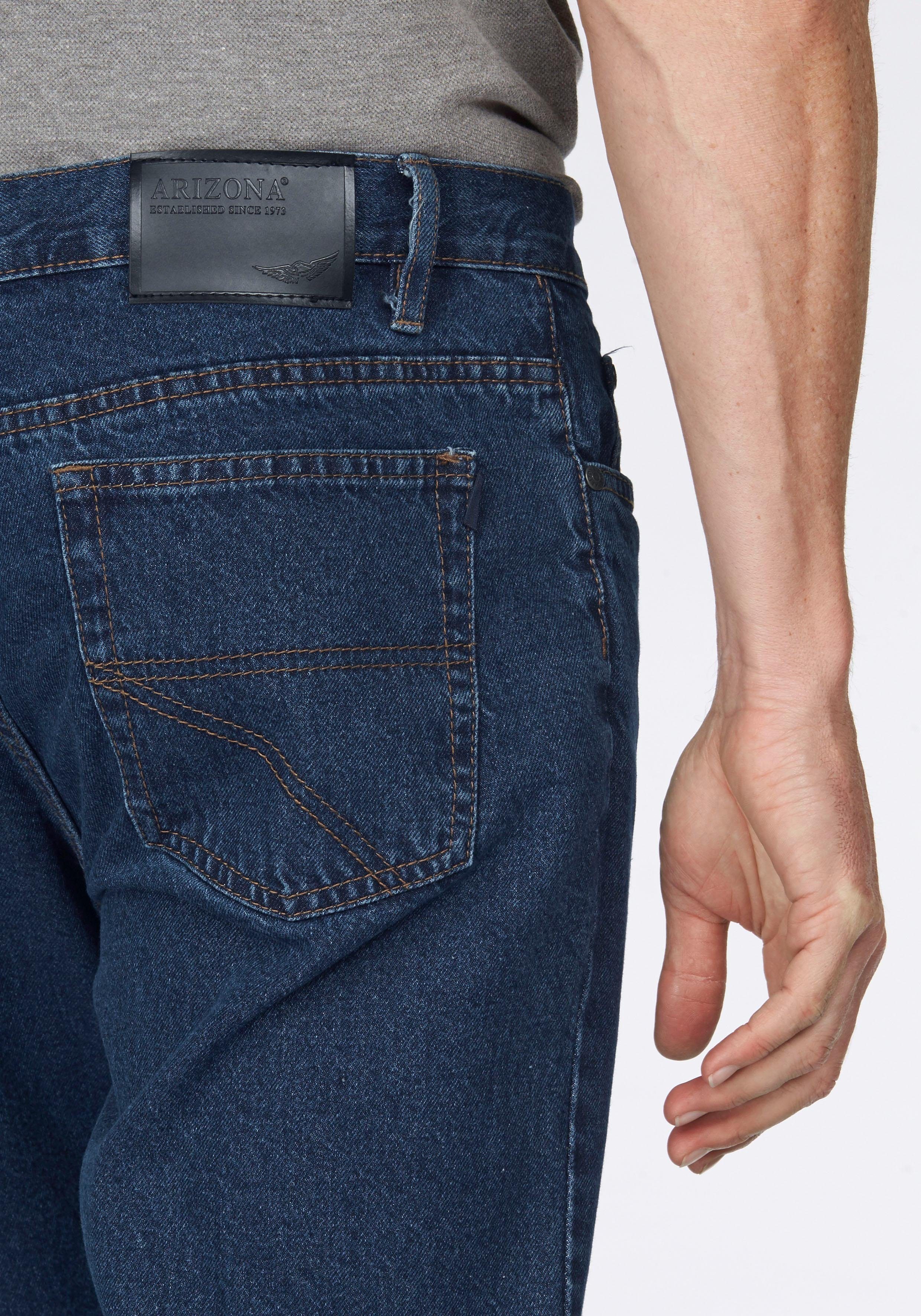 Arizona Regular-fit-Jeans James regular fit, gerades Bein, Five-Pocket-Form, normale Leibhöhe