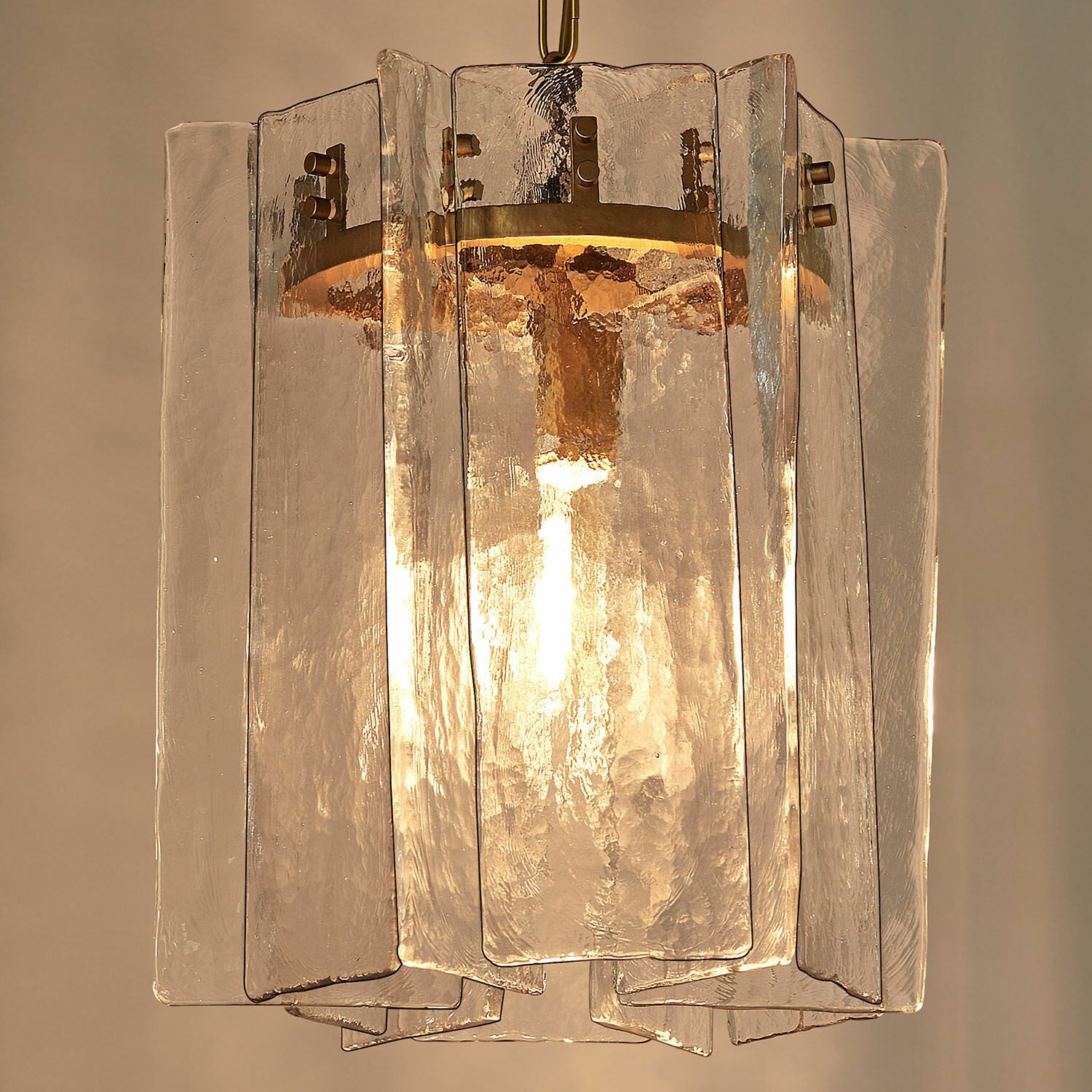 Mirabeau Hängeleuchten Leuchter Loravia klar/antikmessing