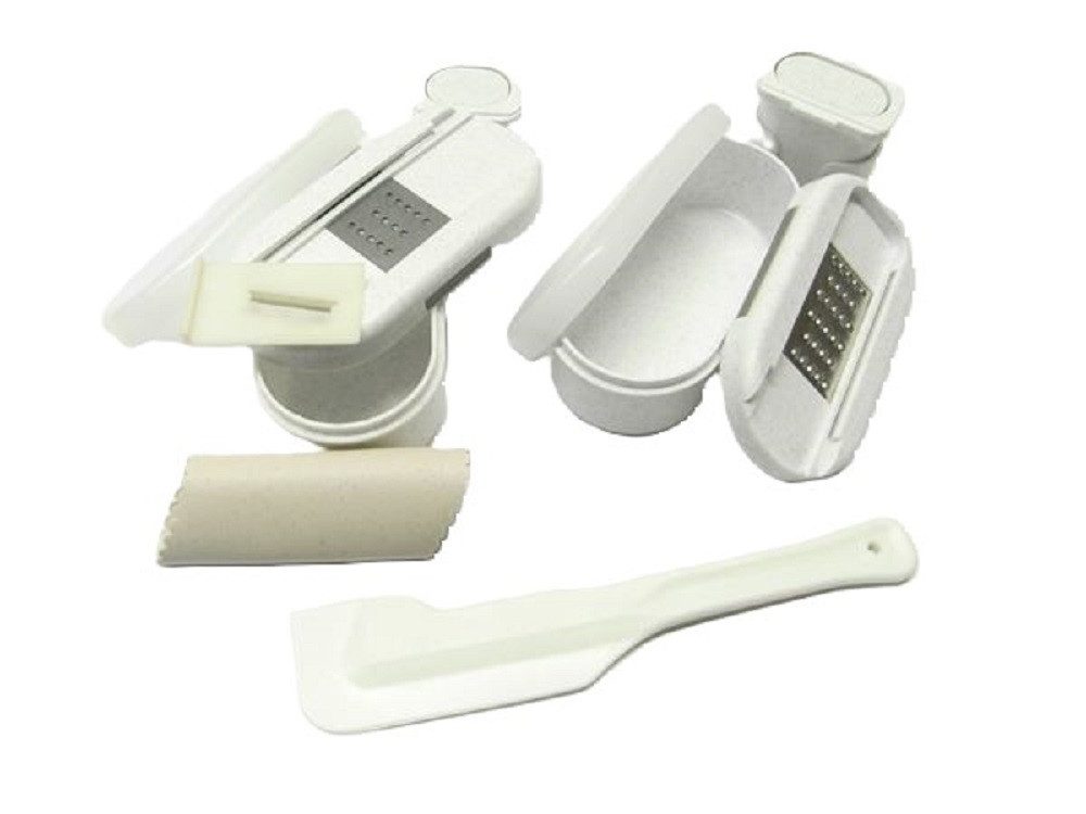 Solid-Line Küchenreibe Knoblauch -und Käsereibe Set 9tlg., (9-St), Schnittschutz vorhanden