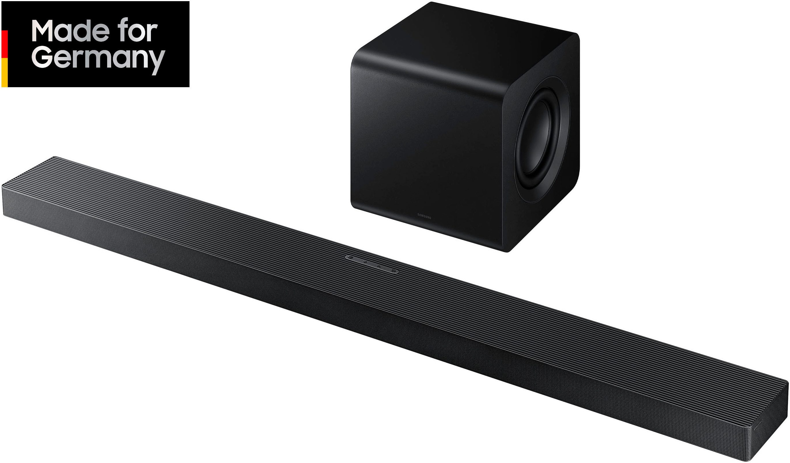 Samsung HW-QS710GF Q-Soundbar Soundbar 3.1.2 (Bluetooth, WLAN, 3.1.2-Kanal Sound System, SpaceFit Sound Pro, Flexible Positionierung)