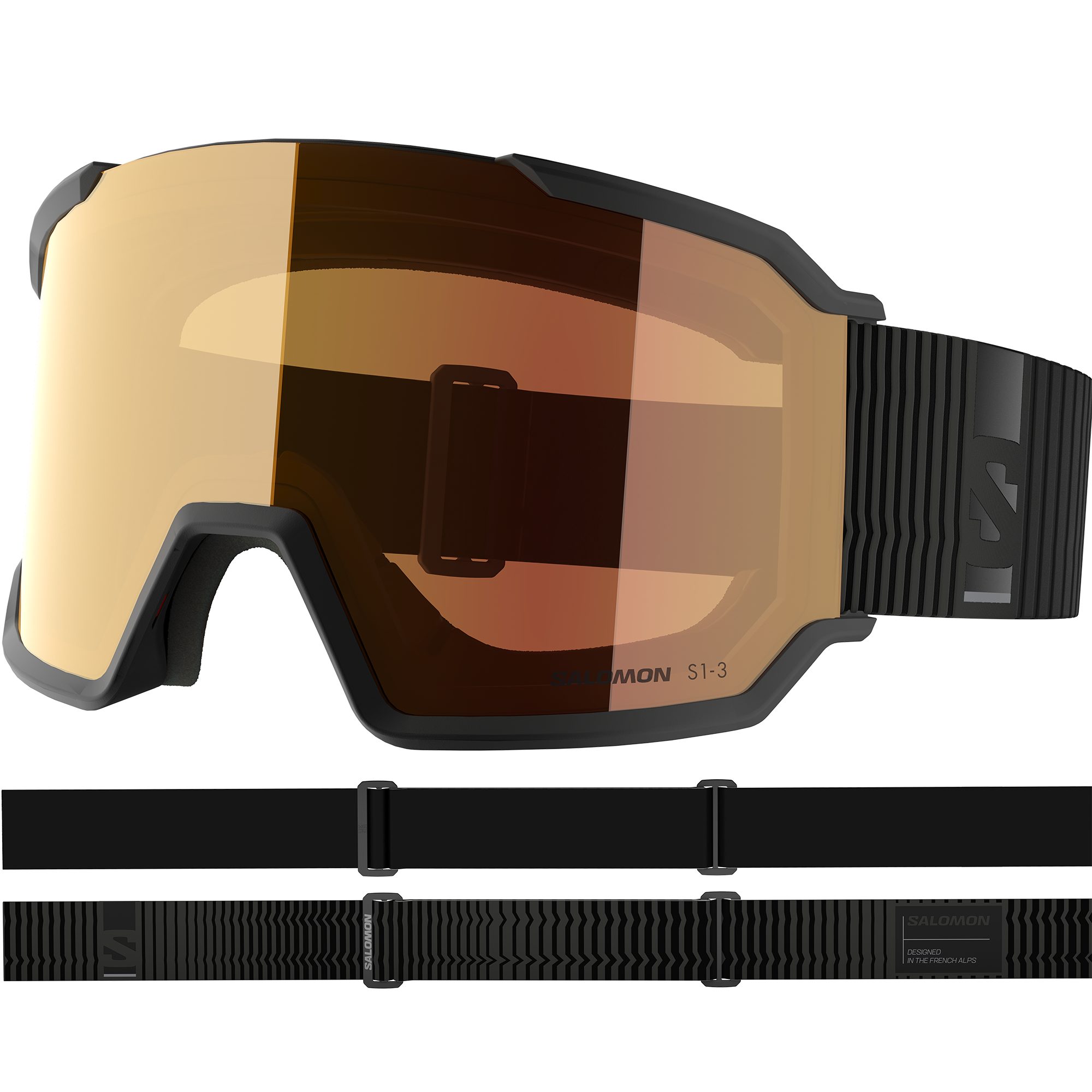 Salomon Skibrille GOGGLES S/VIEW 3 PHOTO BLACK/Red BLACK