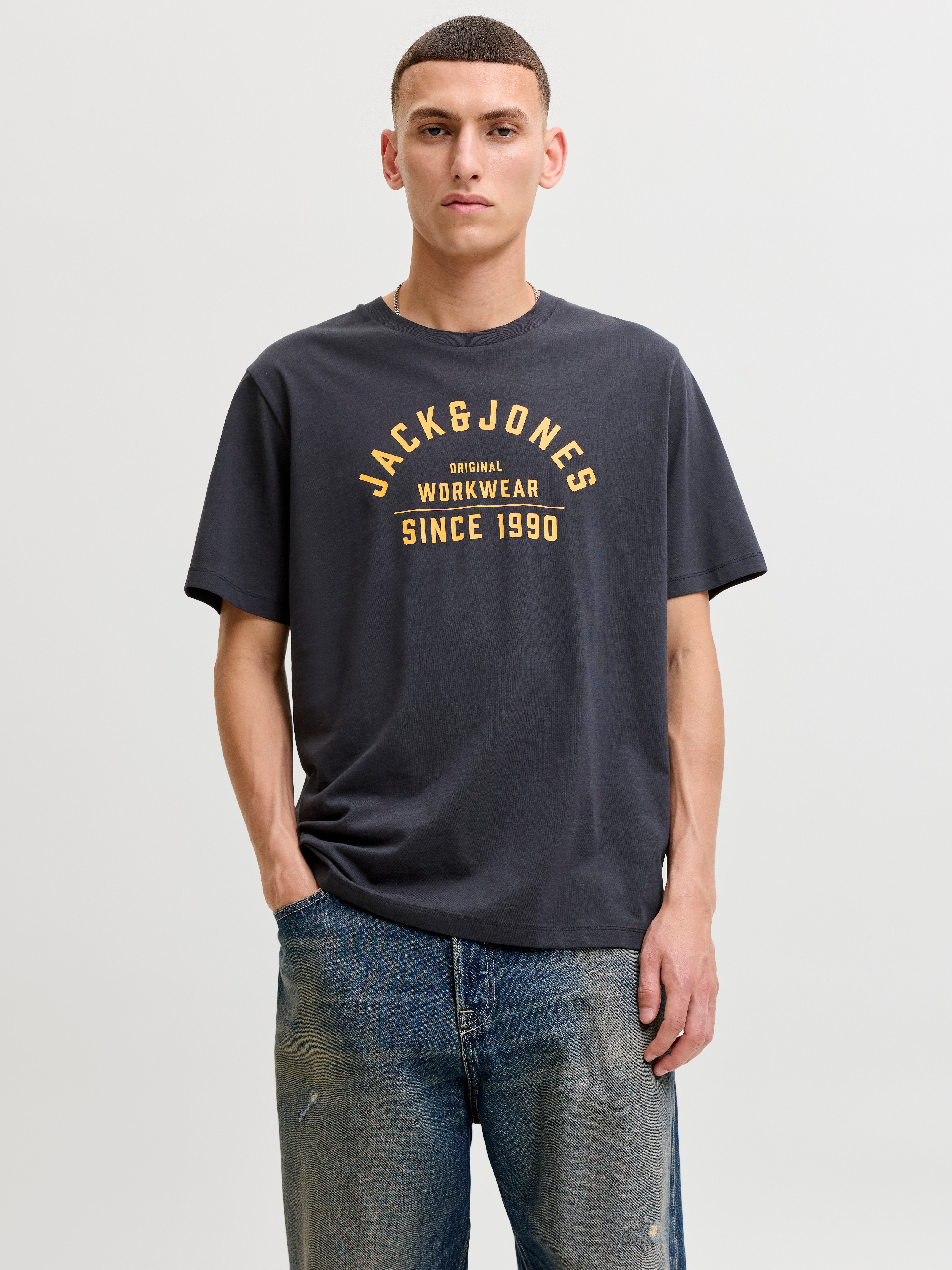 Jack & Jones Rundhalsshirt JPRBLUTHOR SS TEE FST Baumwolle, regular fit