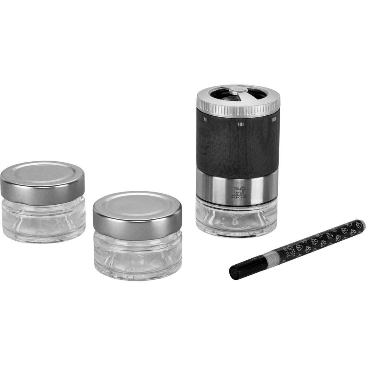 PEUGEOT Gewürzmühle MAESTRO Pepper Bar + 3 Premium Peppers 11cm