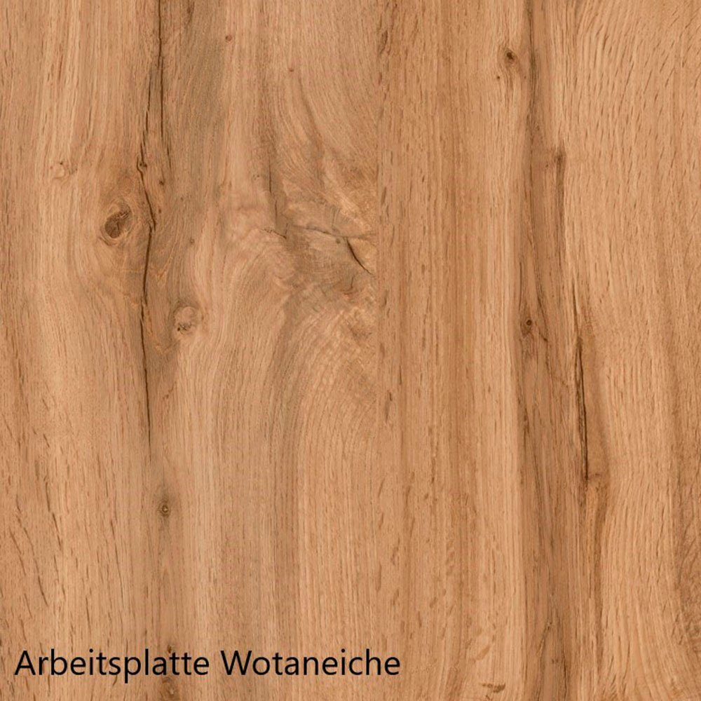 KOCHSTATION Küchenzeile KS-Wien, Breite 440 cm, wahlweise mit E-Geräten und Induktion