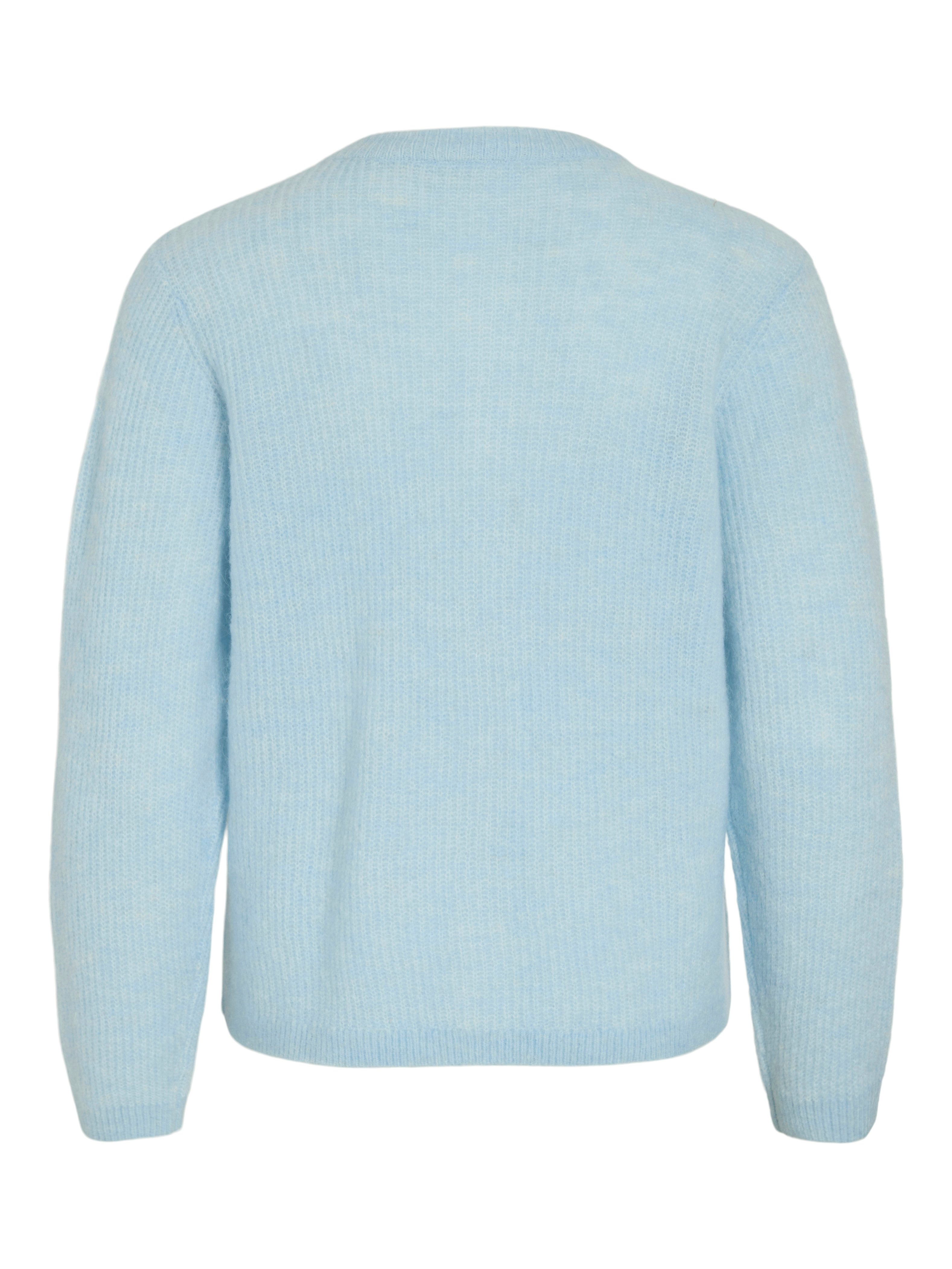 Vila Strickjacke VILORY O-NECK L/S KNIT CARDIGAN-NOOS Materialmix, regular fit