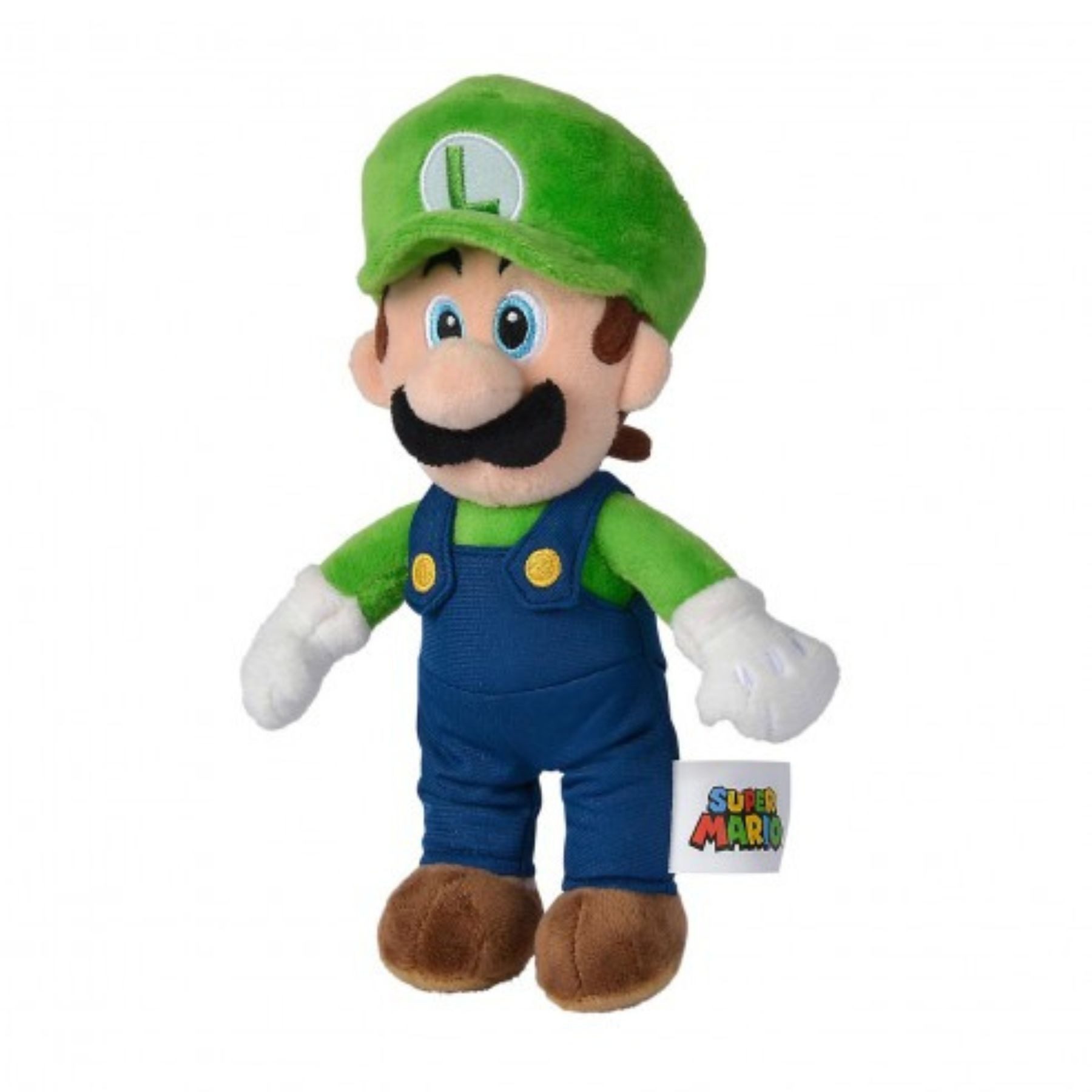 Super Mario Plüschfigur Luigi 20 cm für Sammeln und Spielen
