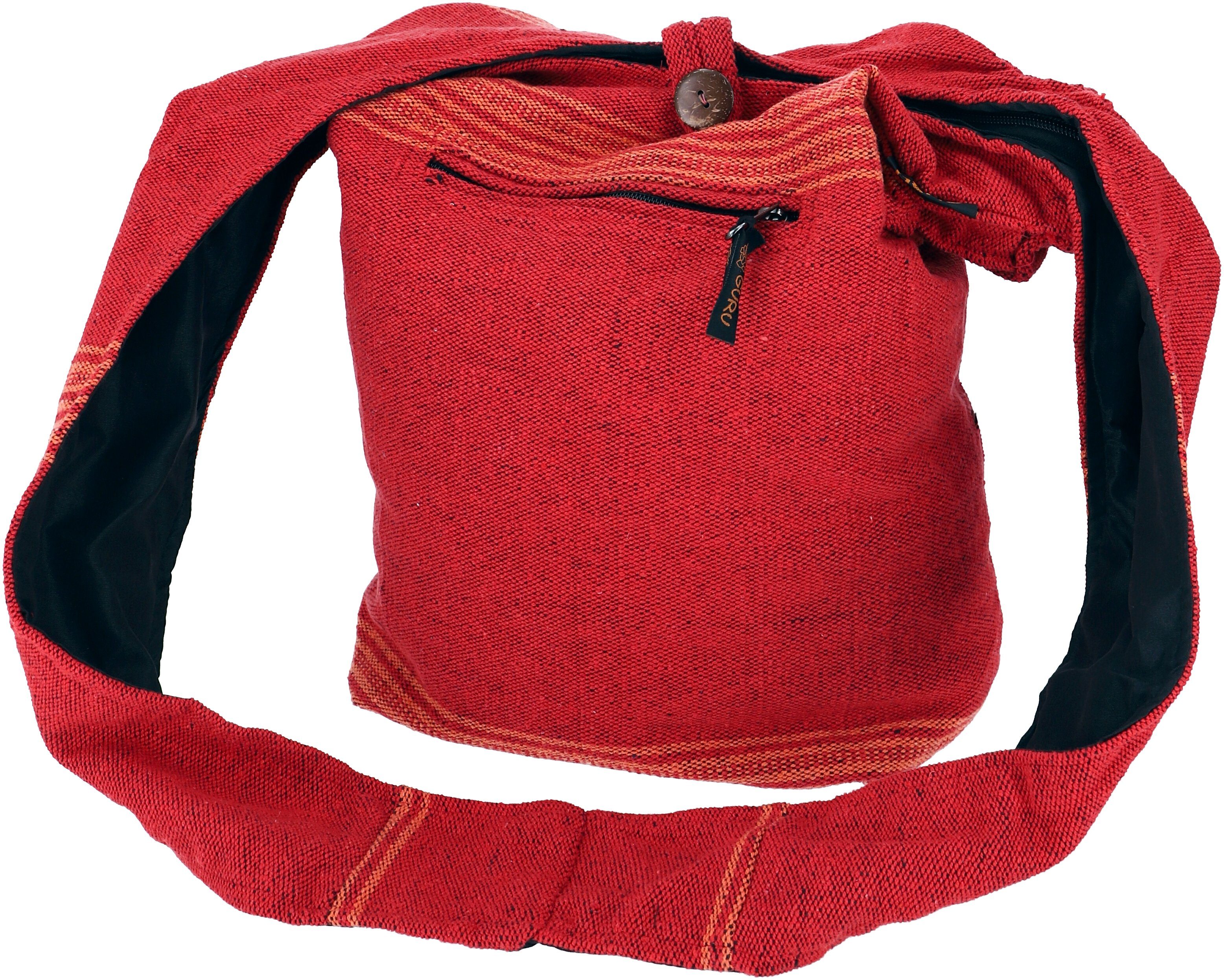 Guru-Shop Schultertasche Ethno Schulterbeutel, Nepal Tasche - Modell 9
