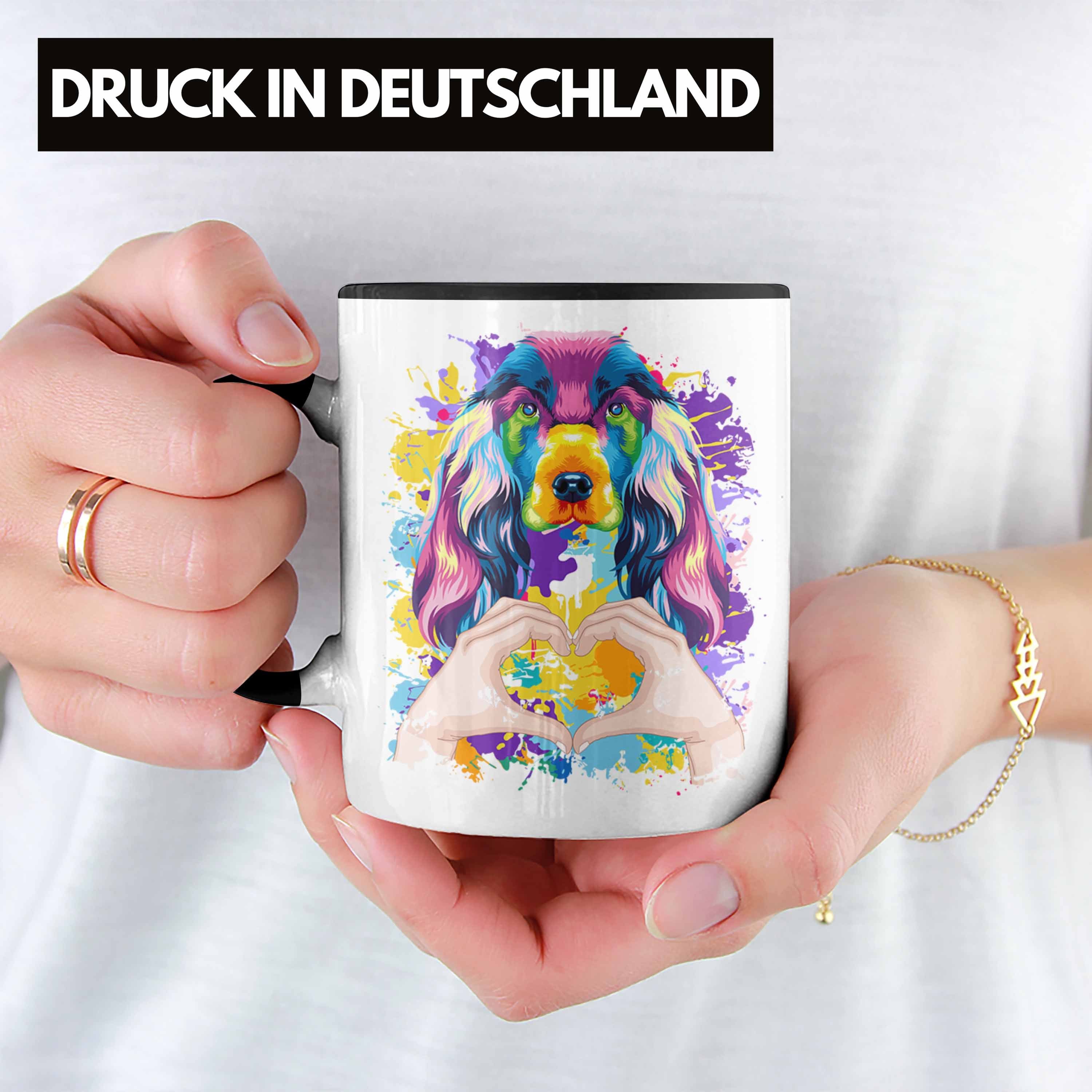 Tasse Lustiger Farbe Gesc Cocker Tasse Besitzer Schwarz Love Spruch Spaniel Trendation Geschenk
