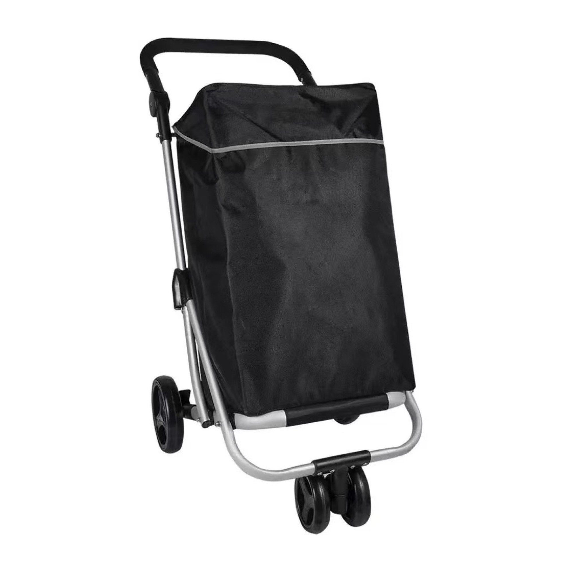Cheffinger Einkaufstrolley 48L Einkaufswagen+12L Kühltasche Einkauf günstig online kaufen