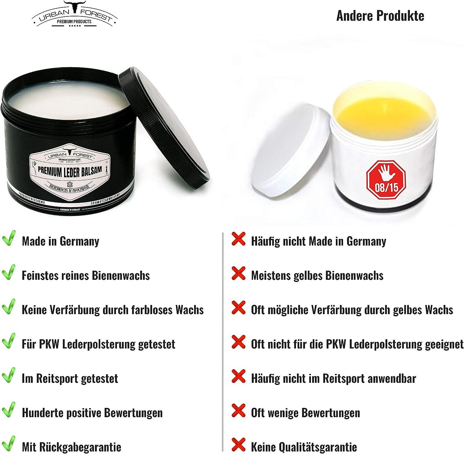 URBAN FOREST Lederbalsam, Lederpflege 500ml Lederpflege (1 St), 500ml