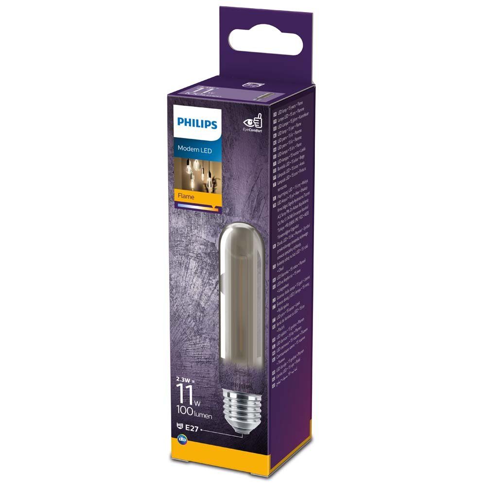 grau, T32, 136 Röhre LED-Leuchtmittel Lampe Philips E27 11W, warmweiss warmweiß, ersetzt Lumen, LED nicht, n.v,