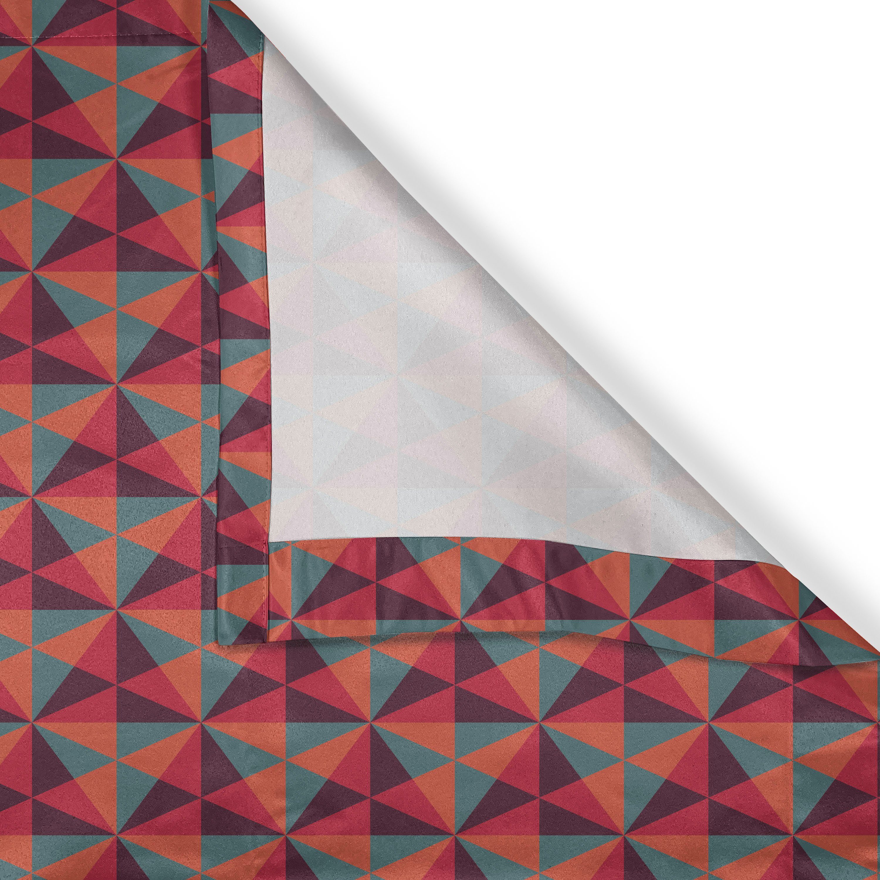 Geometrisch Dekorative für Triangles 2-Panel-Fenstervorhänge Mosaik Abakuhaus, Gardine Wohnzimmer, Schlafzimmer