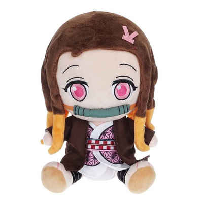 GalaxyCat Plüschfigur Nezuko Kamado Plüschfigur für Kimetsu no Yaiba Fans, Chibi Kuscheltie (Plüschfigur), Nezuko Kamado Plüschfigur in Chibi Form