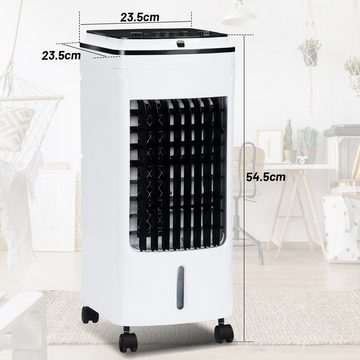 Bettizia Ventilatorkombigerät Klimagerät 70W Luftkühler 4in1 Fernbedienung Timer Touchscreen 3 Stufe