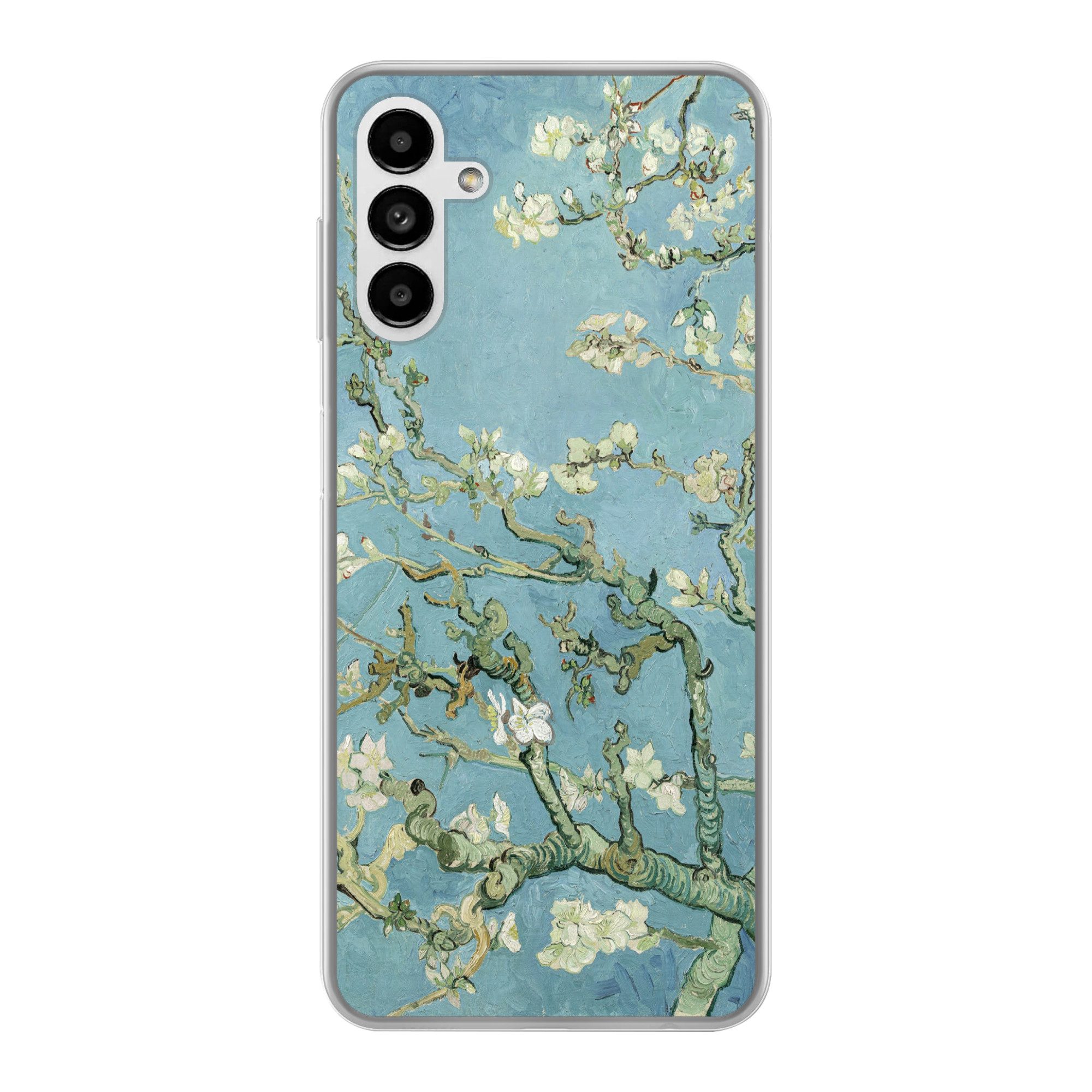 MuchoWow Handyhülle für Samsung Galaxy A04s Mandelblüte - Van Gogh - Kunst, Handy Case, Silikon, Bumper Case Dünn